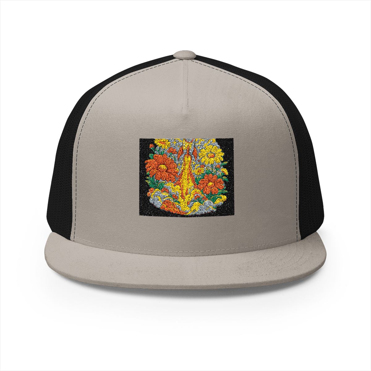 Zoitra Flower Launch Trucker Cap — Accessories from Zoitra Collective
