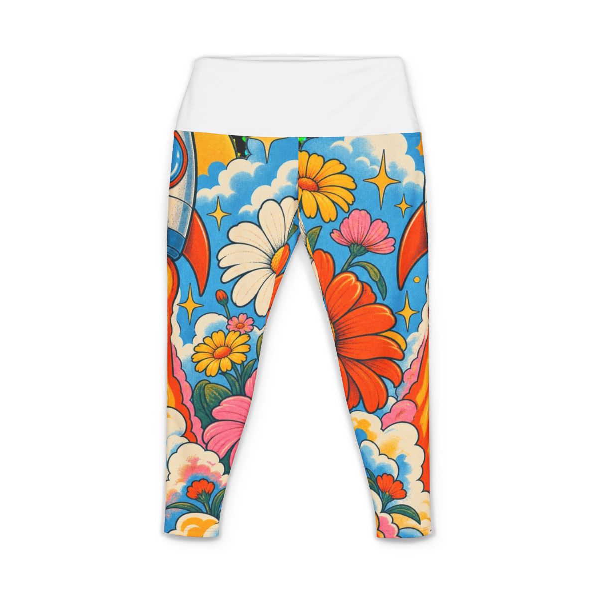 Zoitra Flower Launch Women's Yoga Pants — Apparel from Zoitra Collective