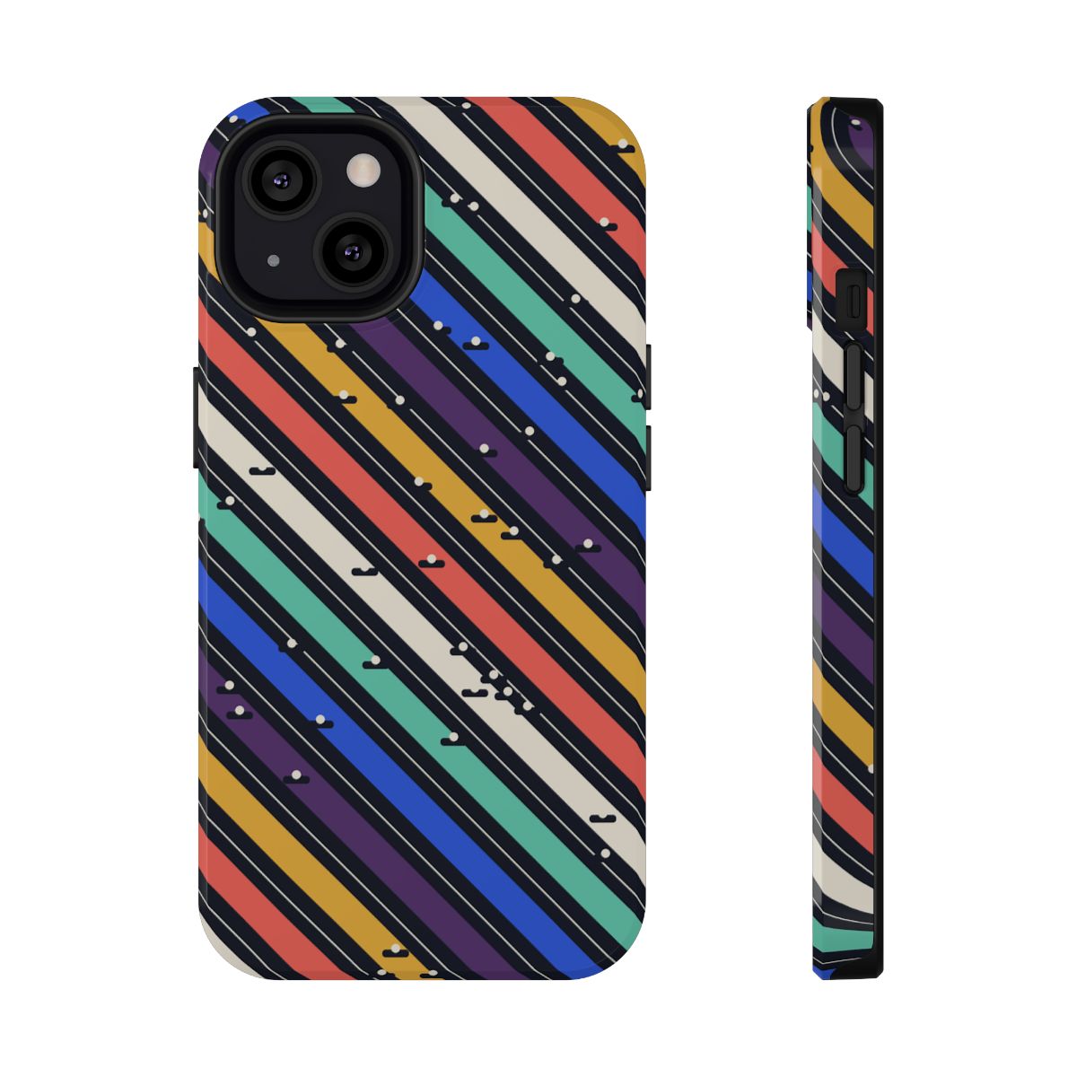 Zoitra Frequency Stripe Impact-Resistant Phone Case — Tech & Desk from Zoitra Collective