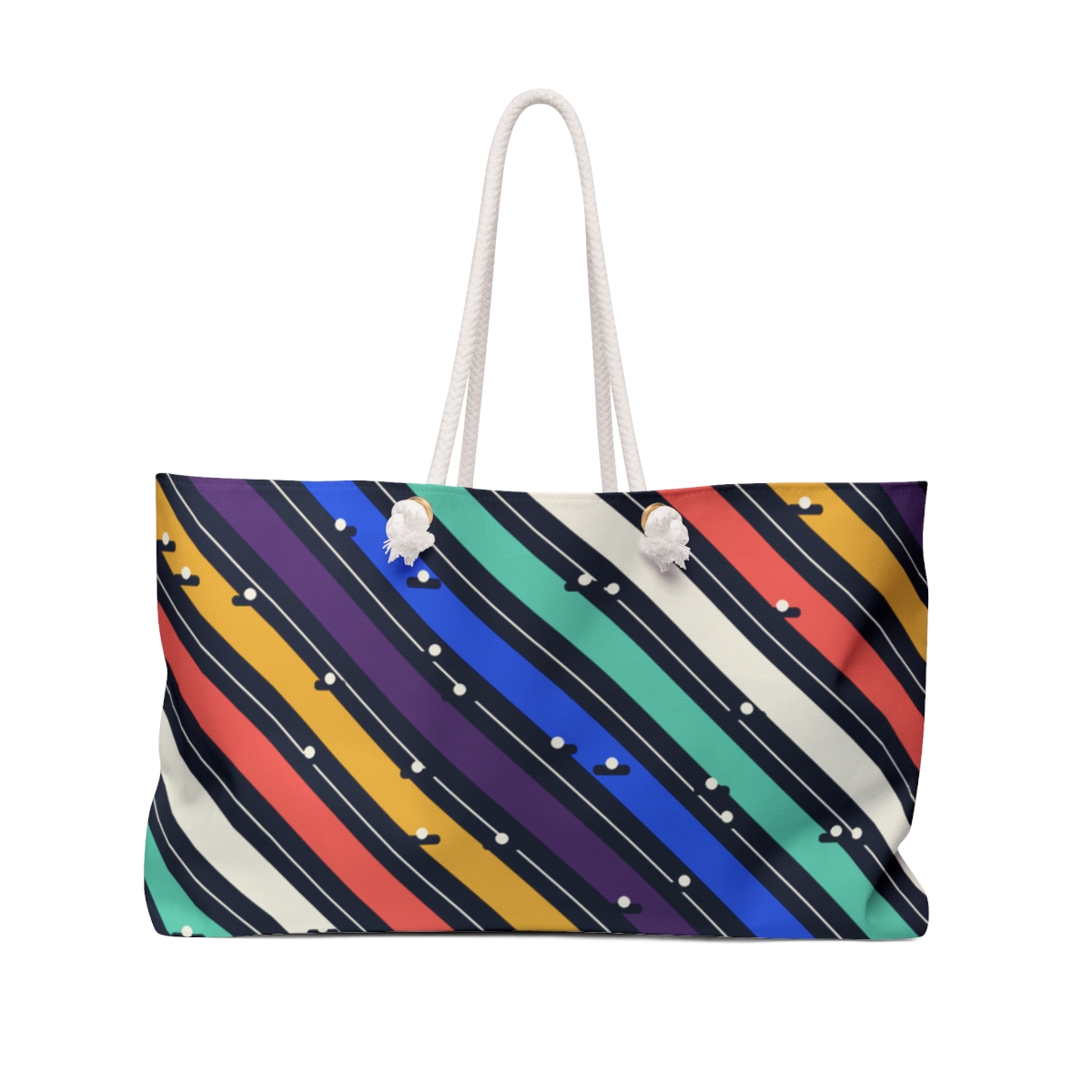 Zoitra Frequency Stripe Weekender — gallery view 1 of 4