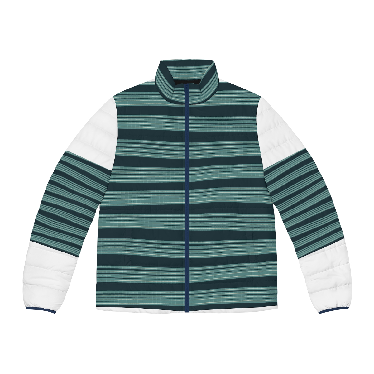 Zoitra Gilded Current Men's Puffer Jacket — Luxury Edit from Zoitra Collective