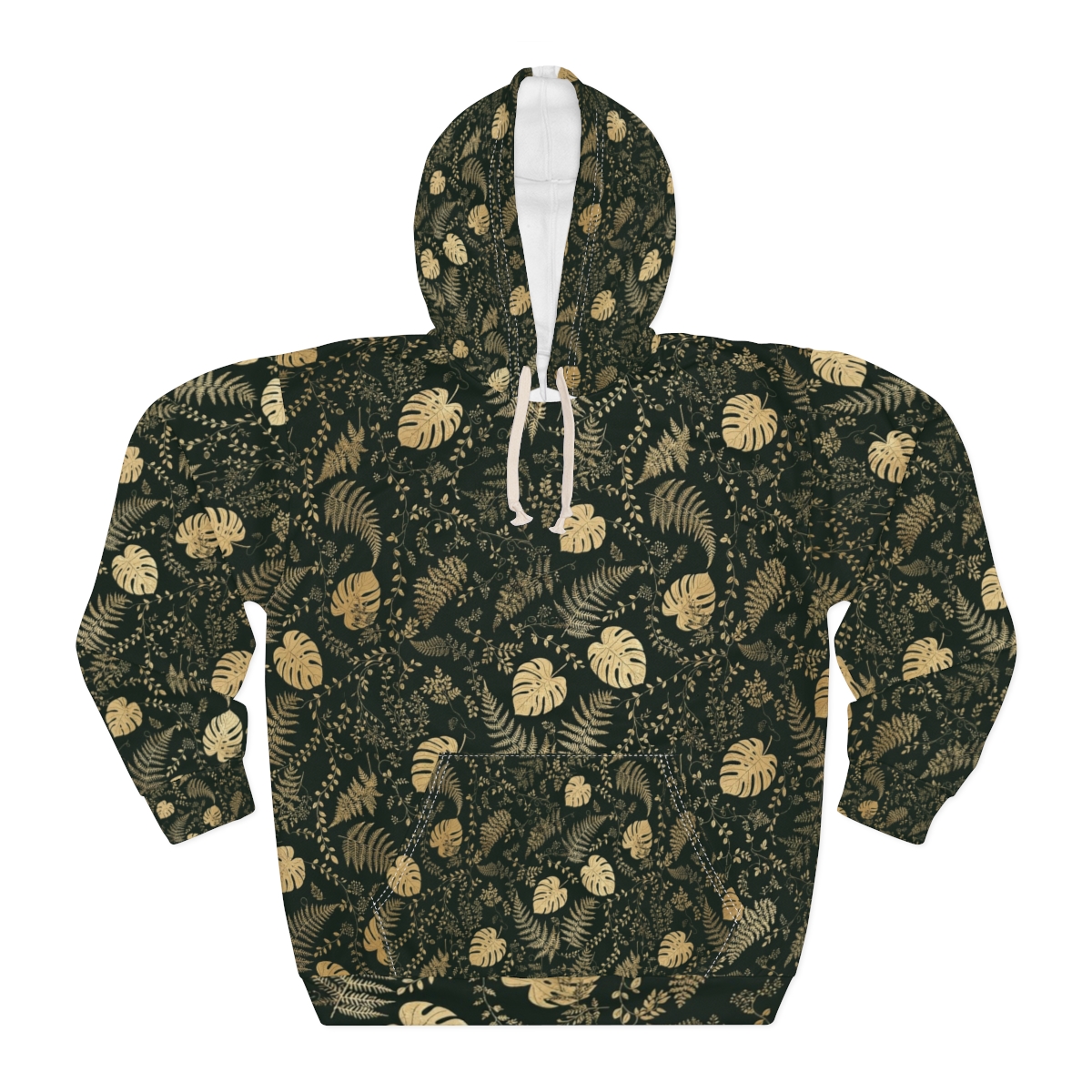 Zoitra Gilded Fern Conservatory All Over Print Hoodie — gallery view 1 of 5