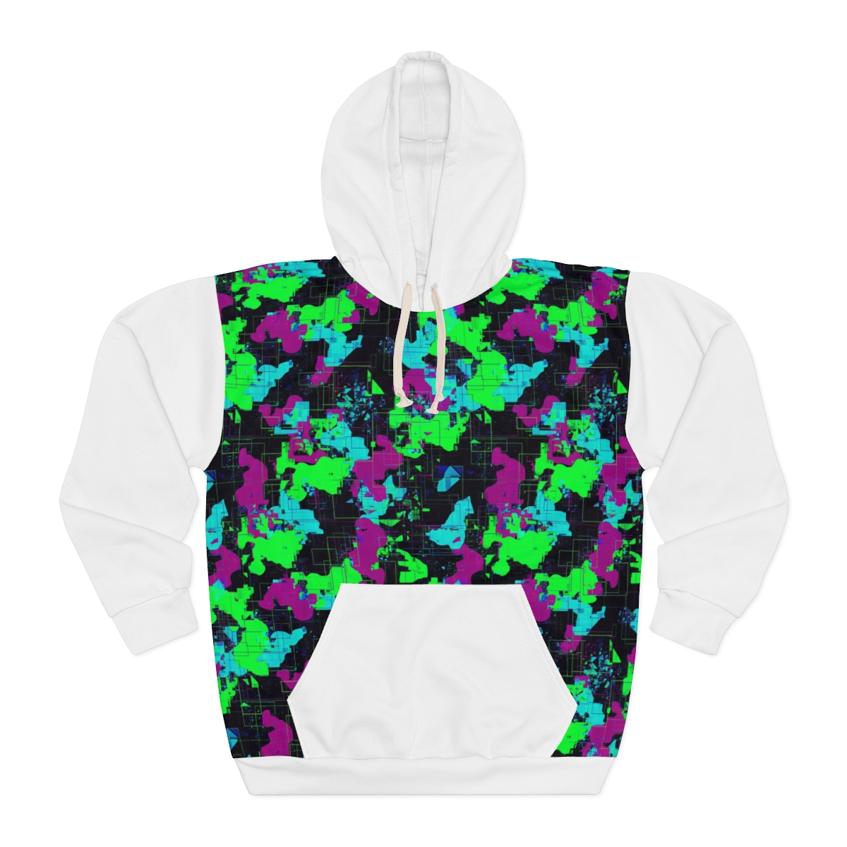 Zoitra Glitch Camo Hoodie — gallery view 1 of 5