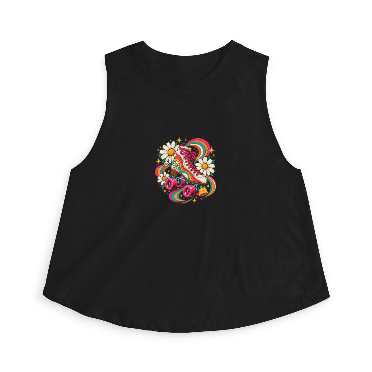 Zoitra Groovy Skate Crop Tee — Apparel from Zoitra Collective