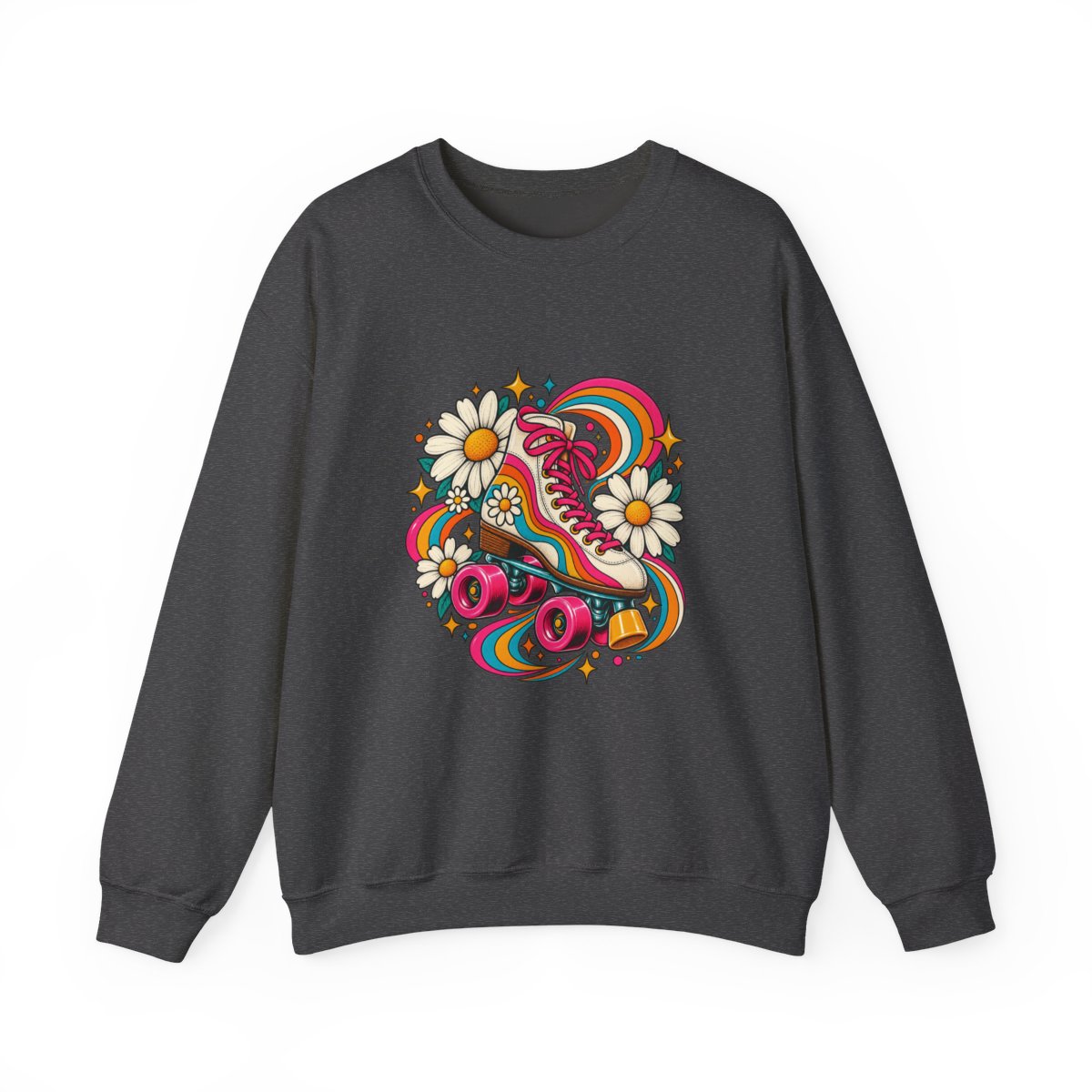 Zoitra Groovy Skate Heavy Blend Crewneck — Luxury Edit from Zoitra Collective