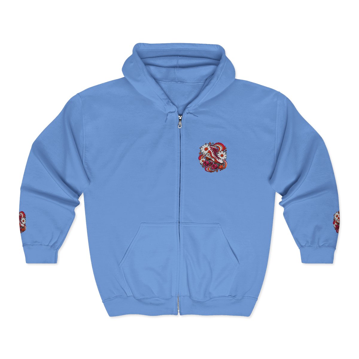 Zoitra Groovy Skate Heavy Blend Hoodie — Luxury Edit from Zoitra Collective