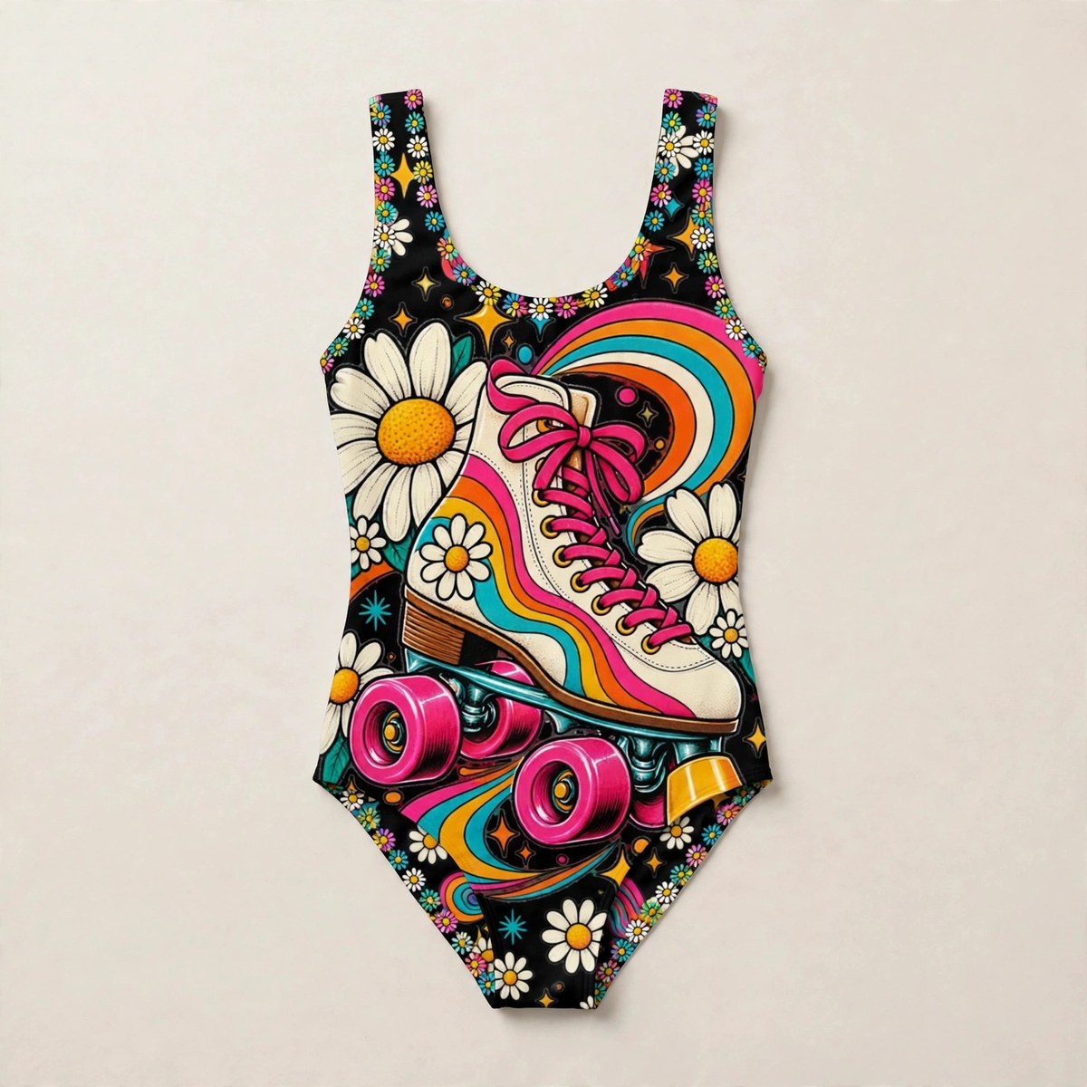 Zoitra Groovy Skate One-Piece Swimsuit — gallery view 1 of 4