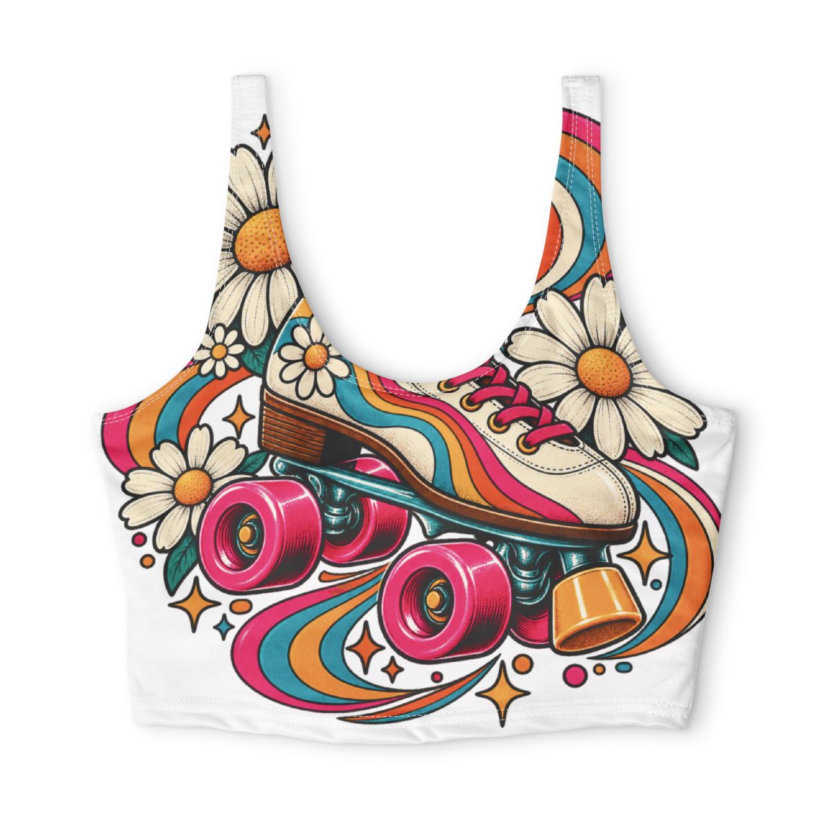 Zoitra Groovy Skate Sports Bra — Apparel from Zoitra Collective