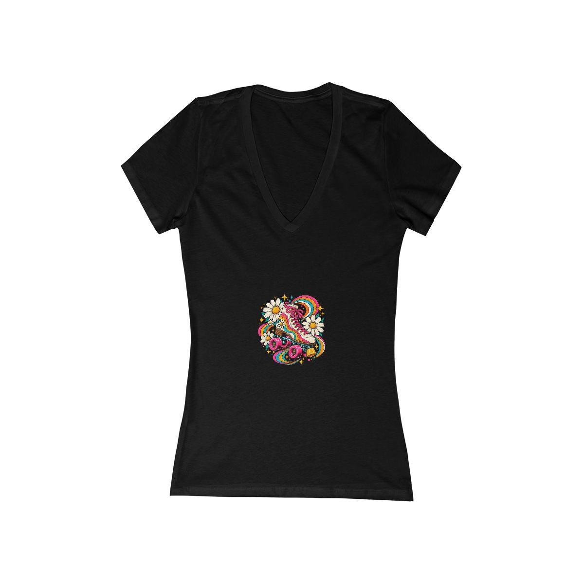 Zoitra Groovy Skate V-Neck Tee — gallery view 1 of 2