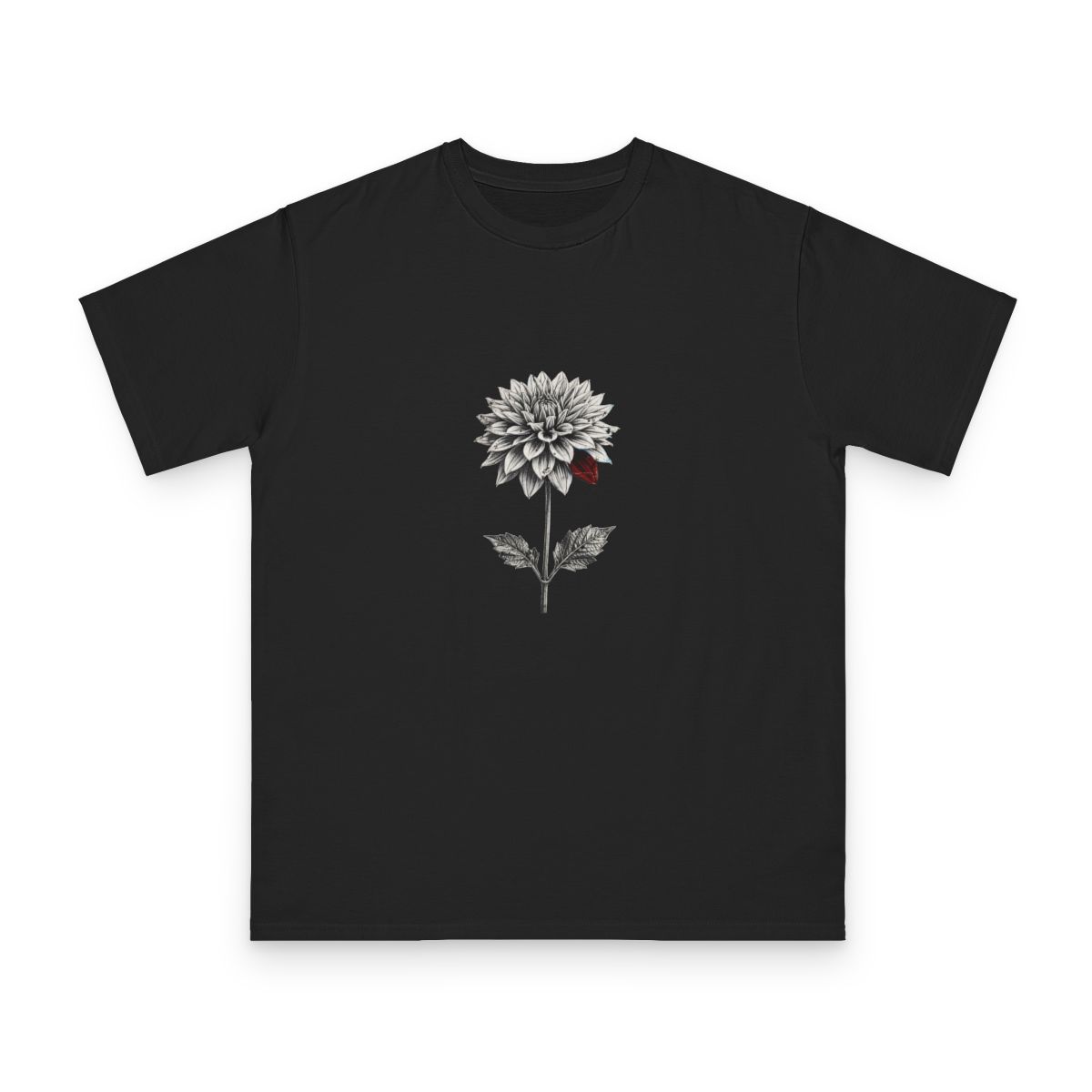 Zoitra Halftone Dahlia Organic Tee — Apparel from Zoitra Collective