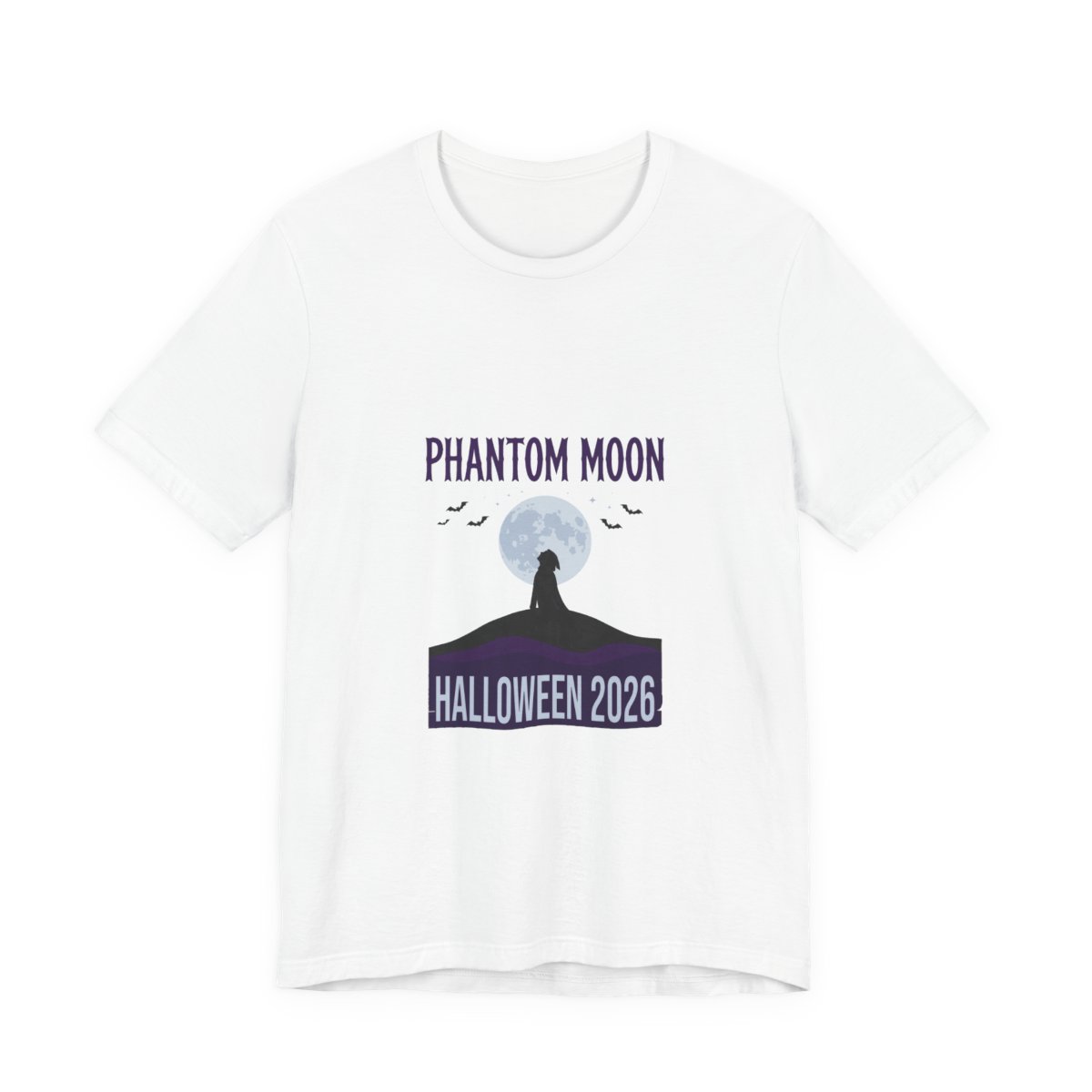 Zoitra Halloween 2026 Phantom Moon Tee — Apparel from Zoitra Collective