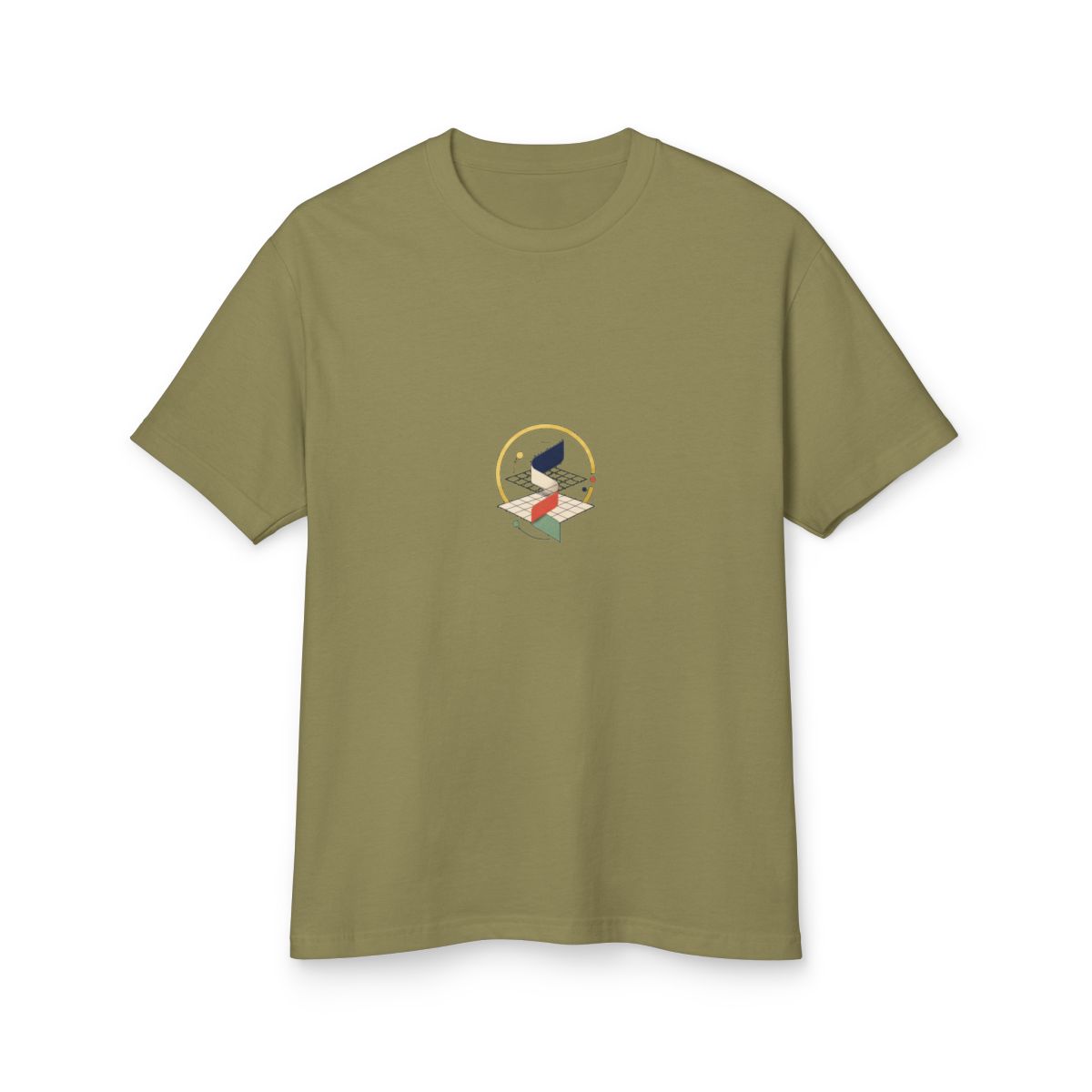 Zoitra Halo Grid Garment-Dyed Heavyweight Tee — gallery view 1 of 8