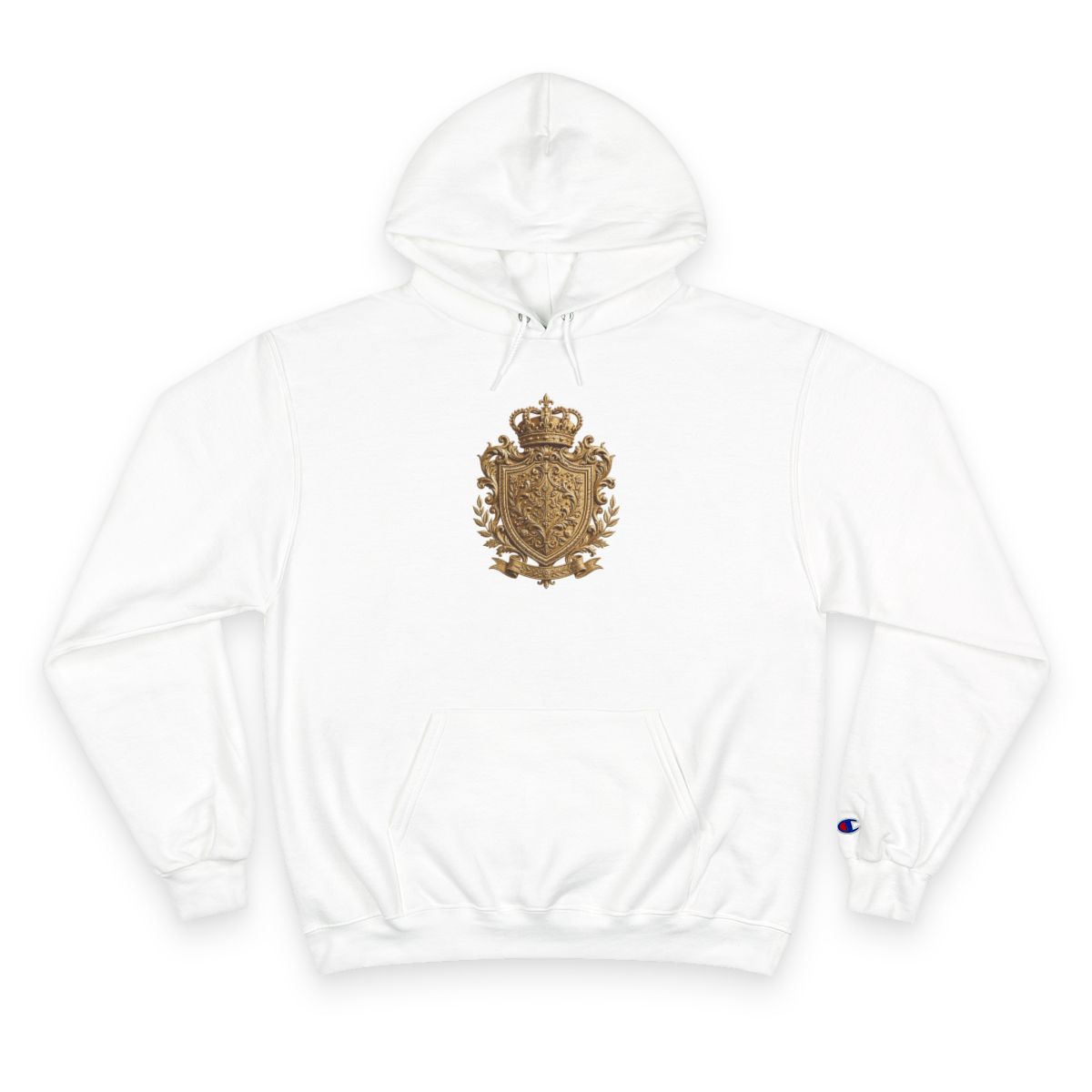 Zoitra Imperial Gold Crest Hoodie — Luxury Edit from Zoitra Collective
