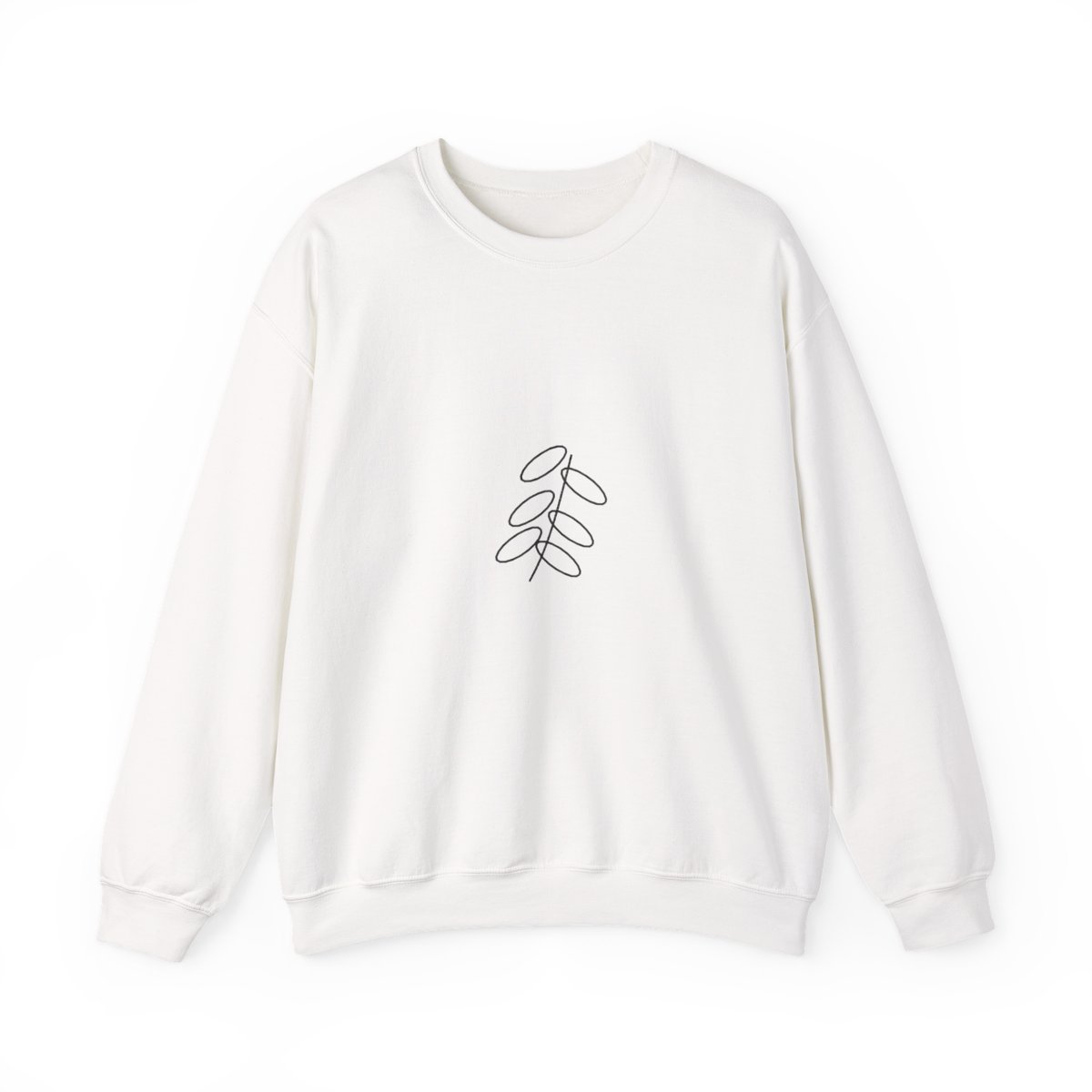 Zoitra Leaf Sprig Crewneck — Outerwear from Zoitra Collective