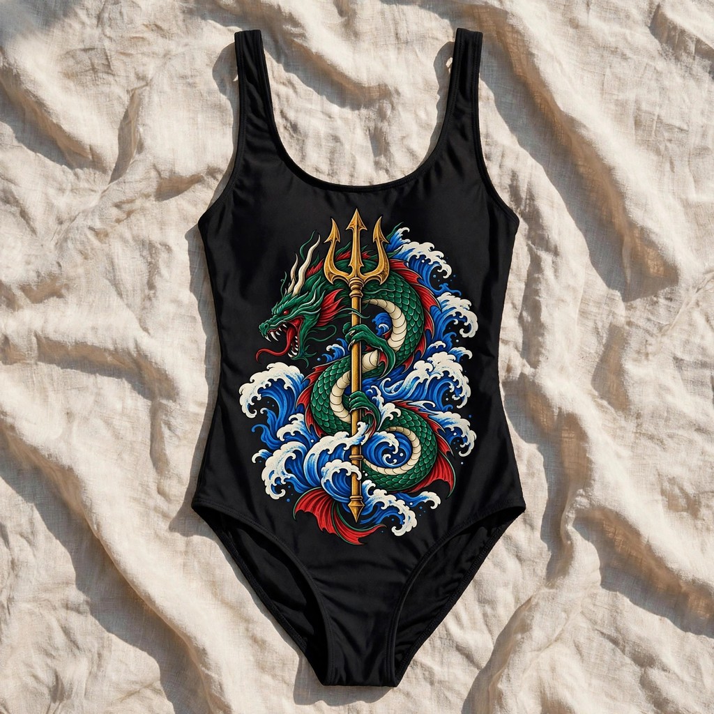 Zoitra Leviathan Tide One-Piece Swimsuit — gallery view 1 of 4