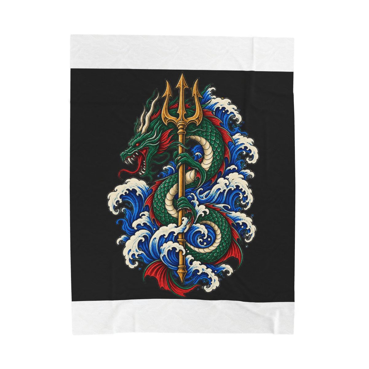 Zoitra Leviathan Tide Velveteen Blanket — Home & Gifting from Zoitra Collective