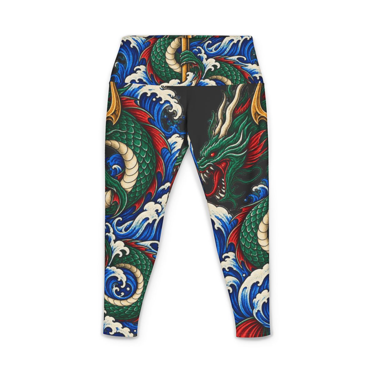 Zoitra Leviathan Tide Women's Yoga Pants — Apparel from Zoitra Collective