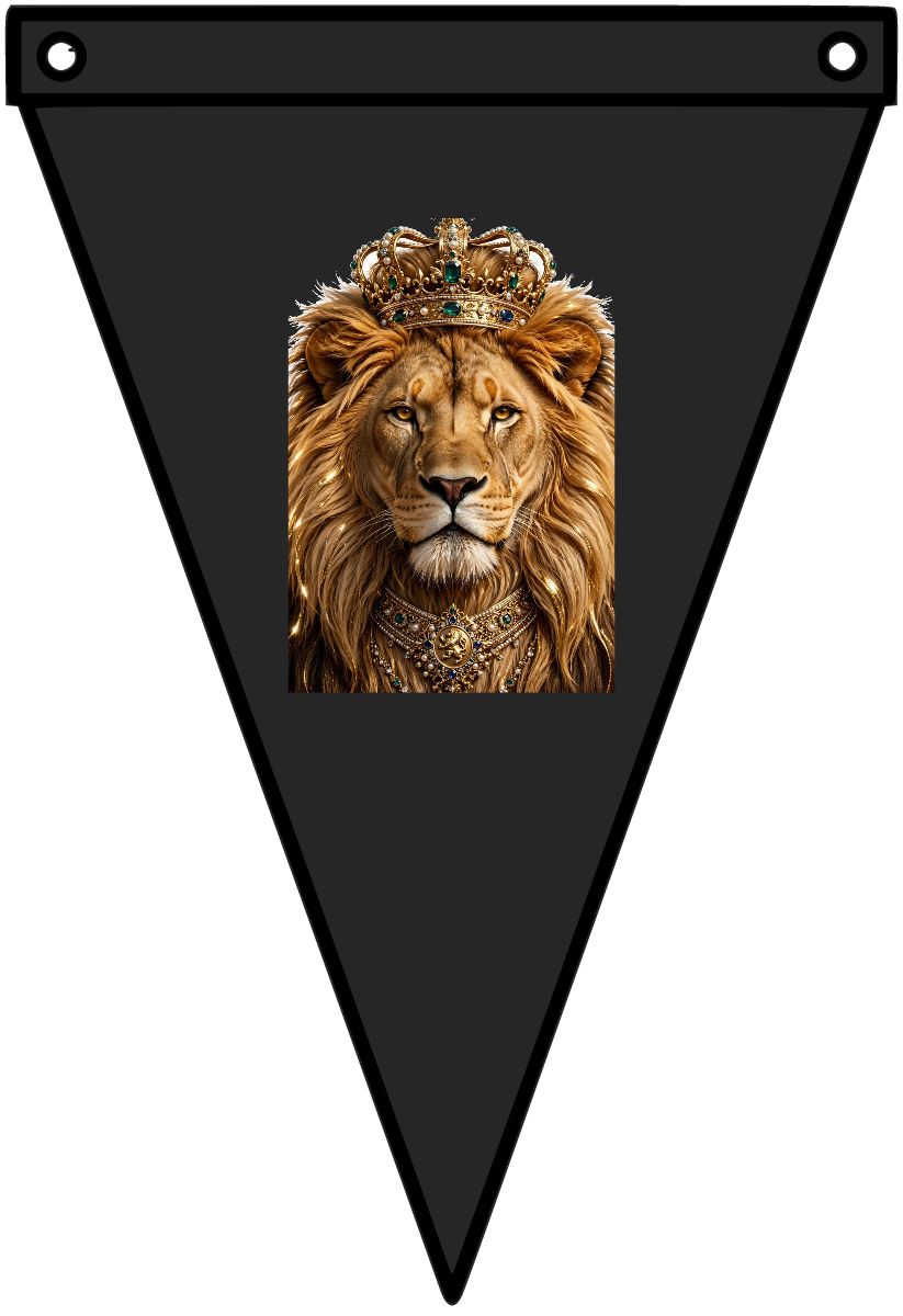 Zoitra Lion Pennant Set — Apparel from Zoitra Collective