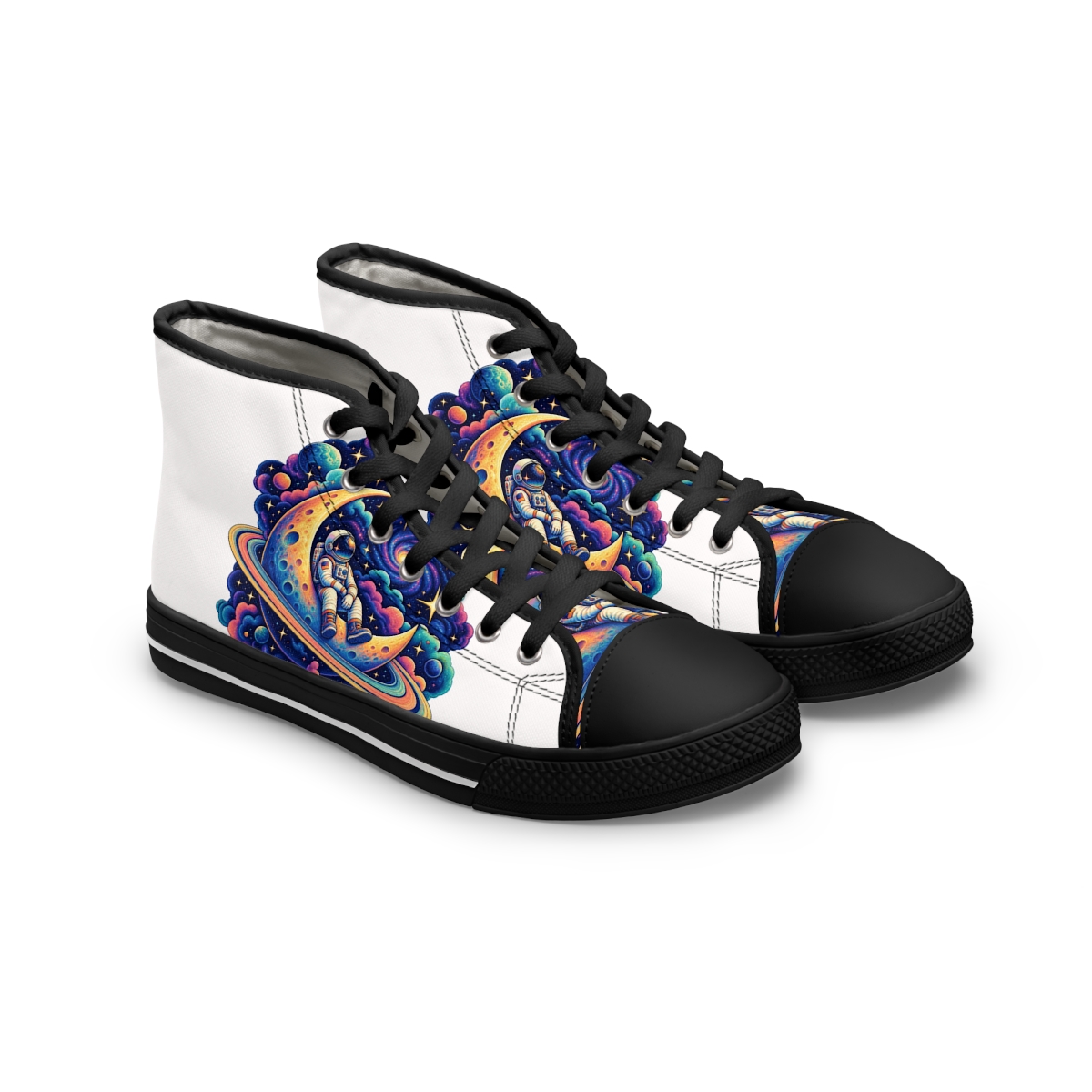 Zoitra Lunar Drifter Men's High-Top Sneakers — Footwear from Zoitra Collective