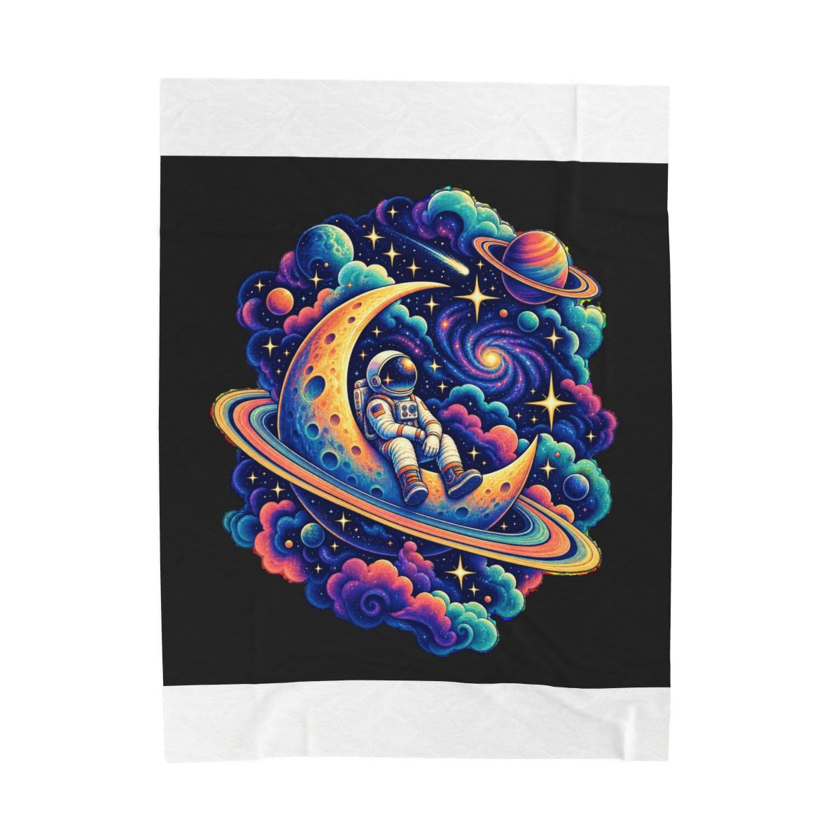 Zoitra Lunar Drifter Velveteen Blanket — Home & Gifting from Zoitra Collective