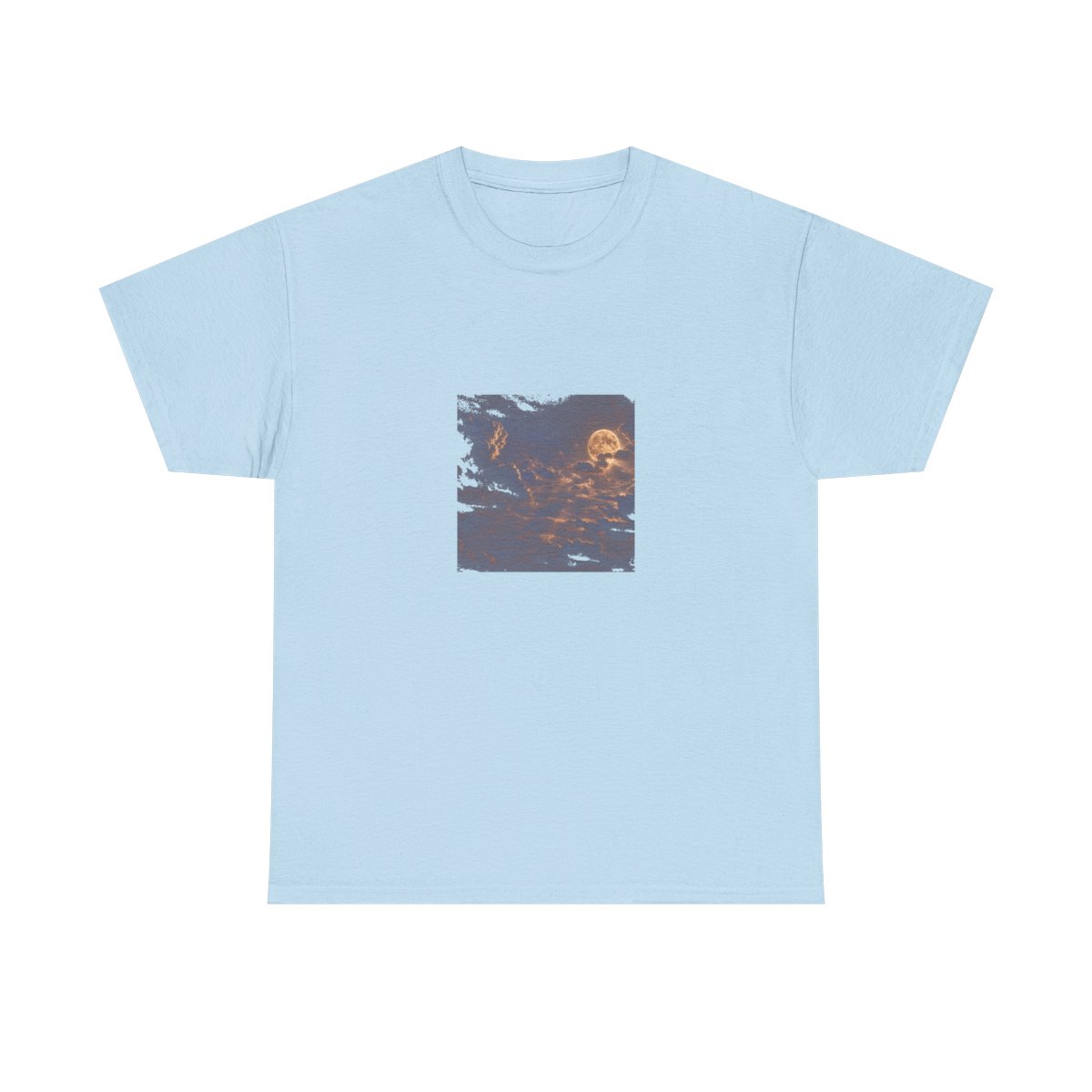 Zoitra Lunar Ember Heavy Cotton Tee — Apparel from Zoitra Collective