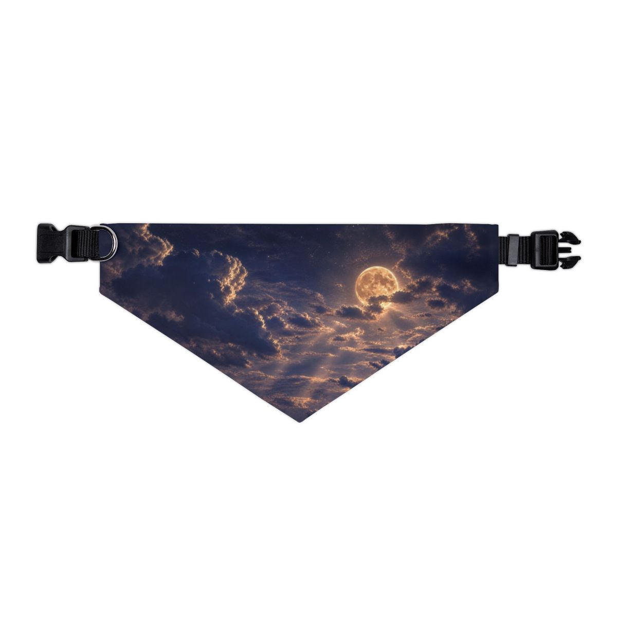 Zoitra Lunar Ember Pet Bandana Collar — gallery view 1 of 3