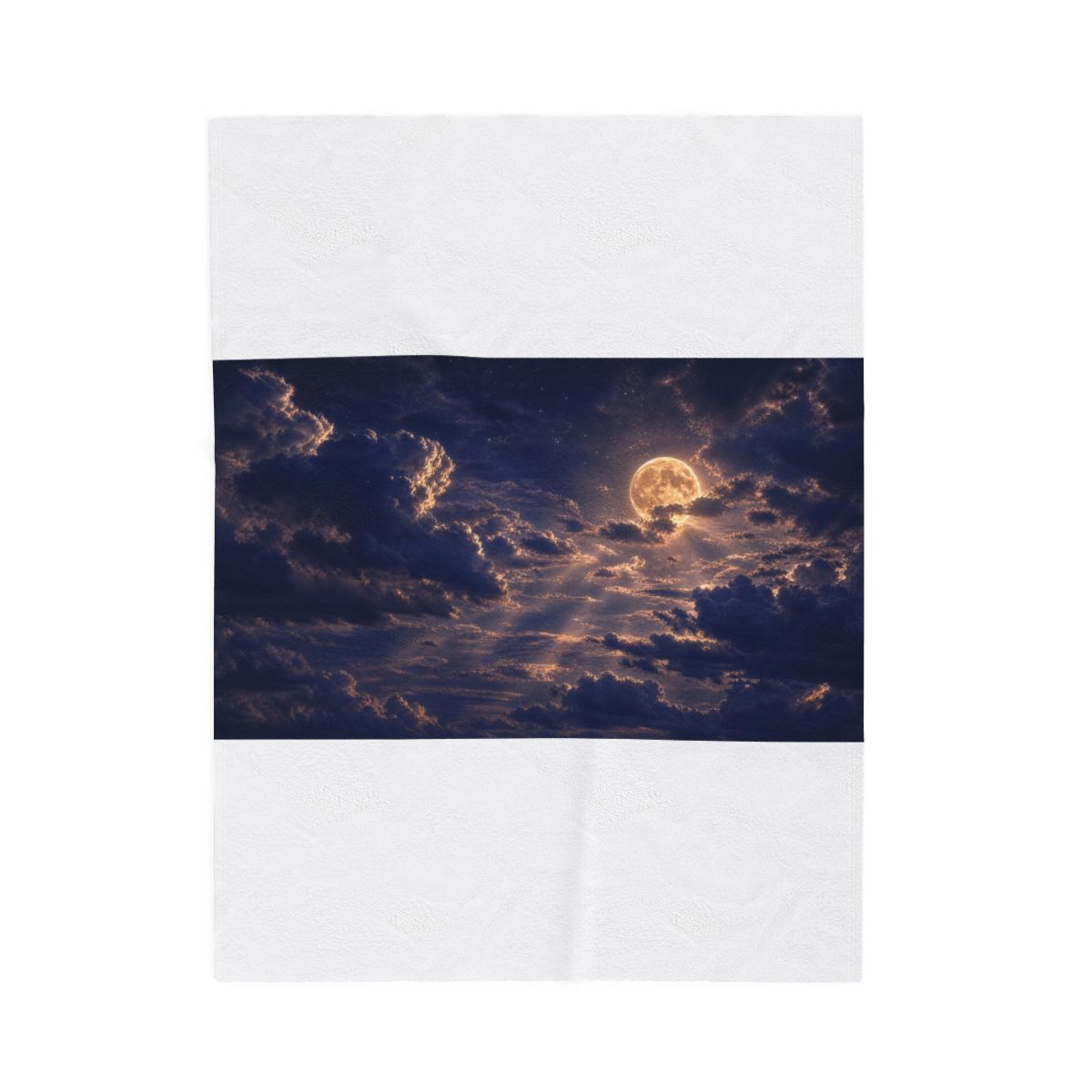 Zoitra Lunar Ember Velveteen Blanket — gallery view 1 of 8