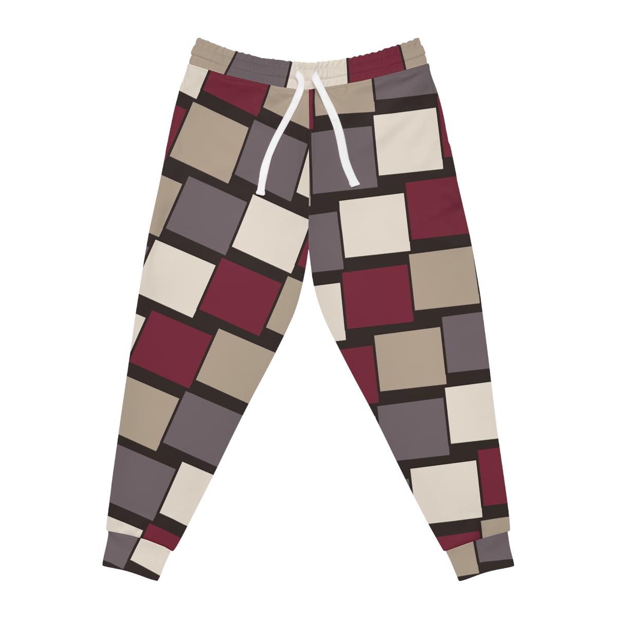 Zoitra Maison Check Athletic Joggers — Luxury Edit from Zoitra Collective