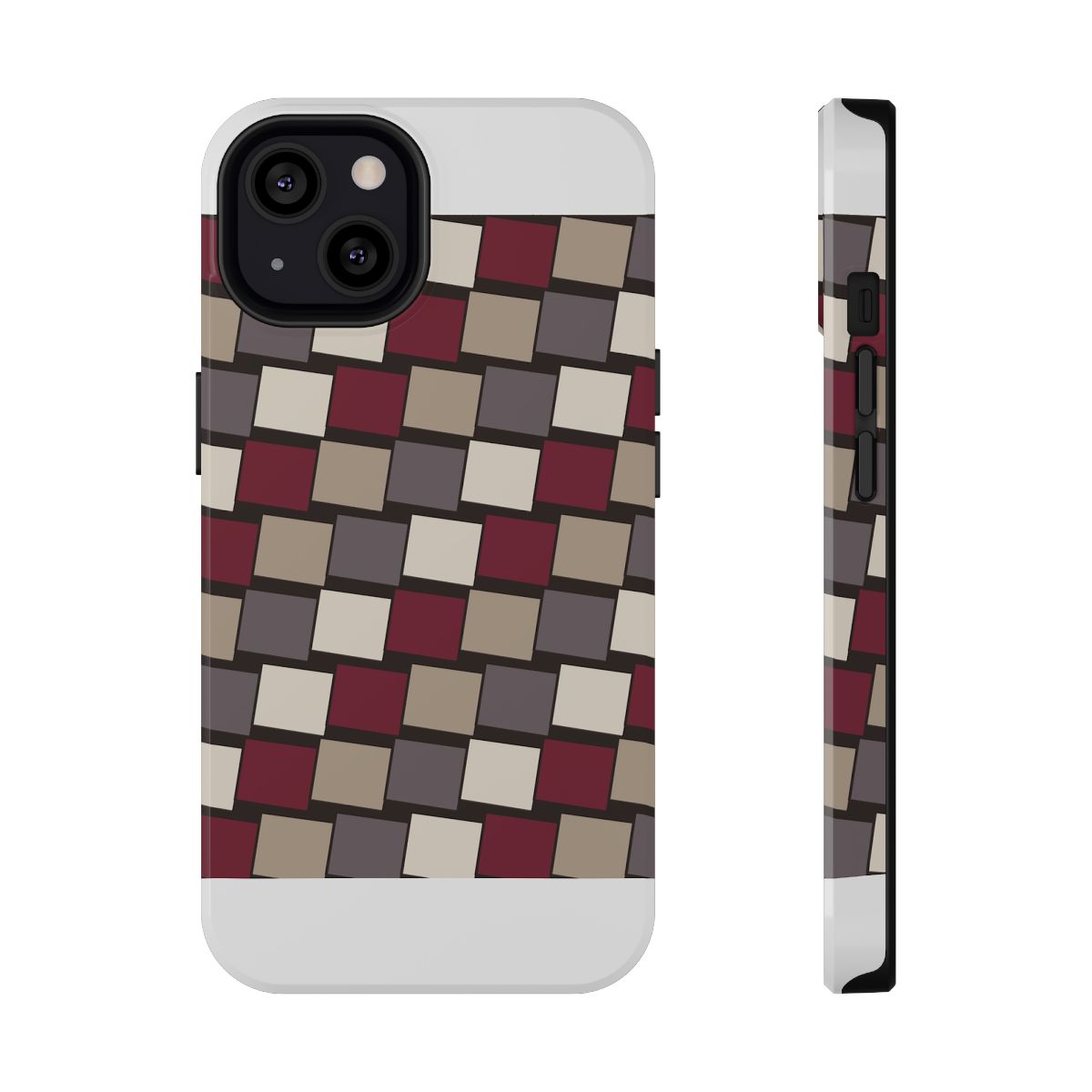 Zoitra Maison Check Impact-Resistant Phone Case — Tech & Desk from Zoitra Collective