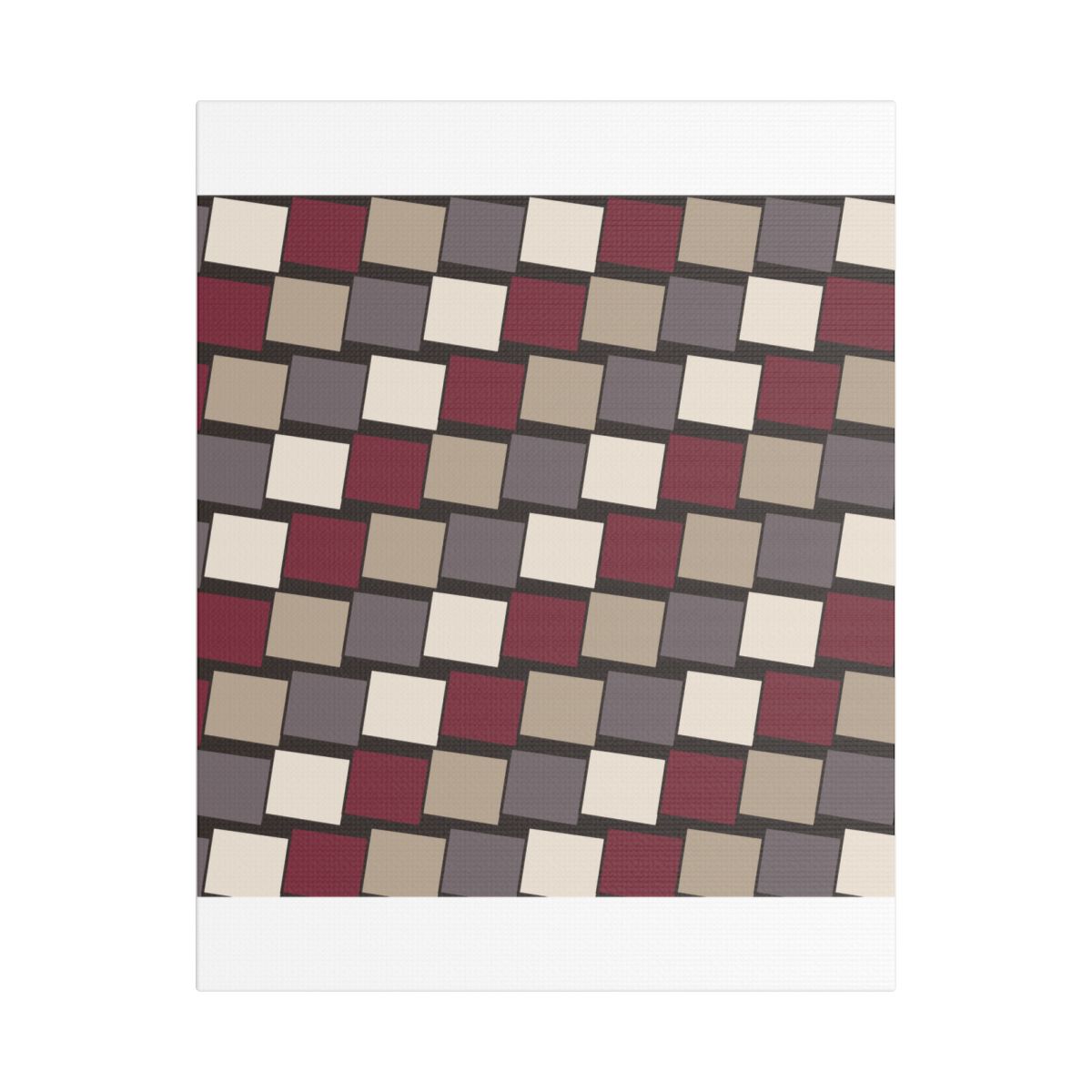 Zoitra Maison Check Matte Canvas — gallery view 1 of 4