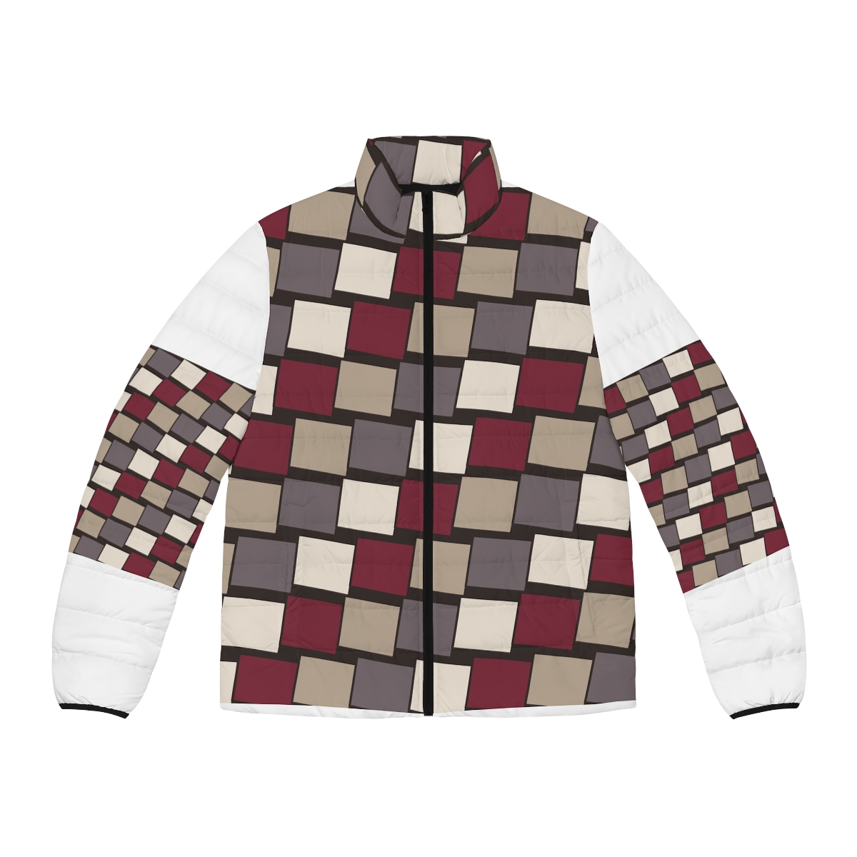Zoitra Maison Check Men's Puffer Jacket — gallery view 1 of 7