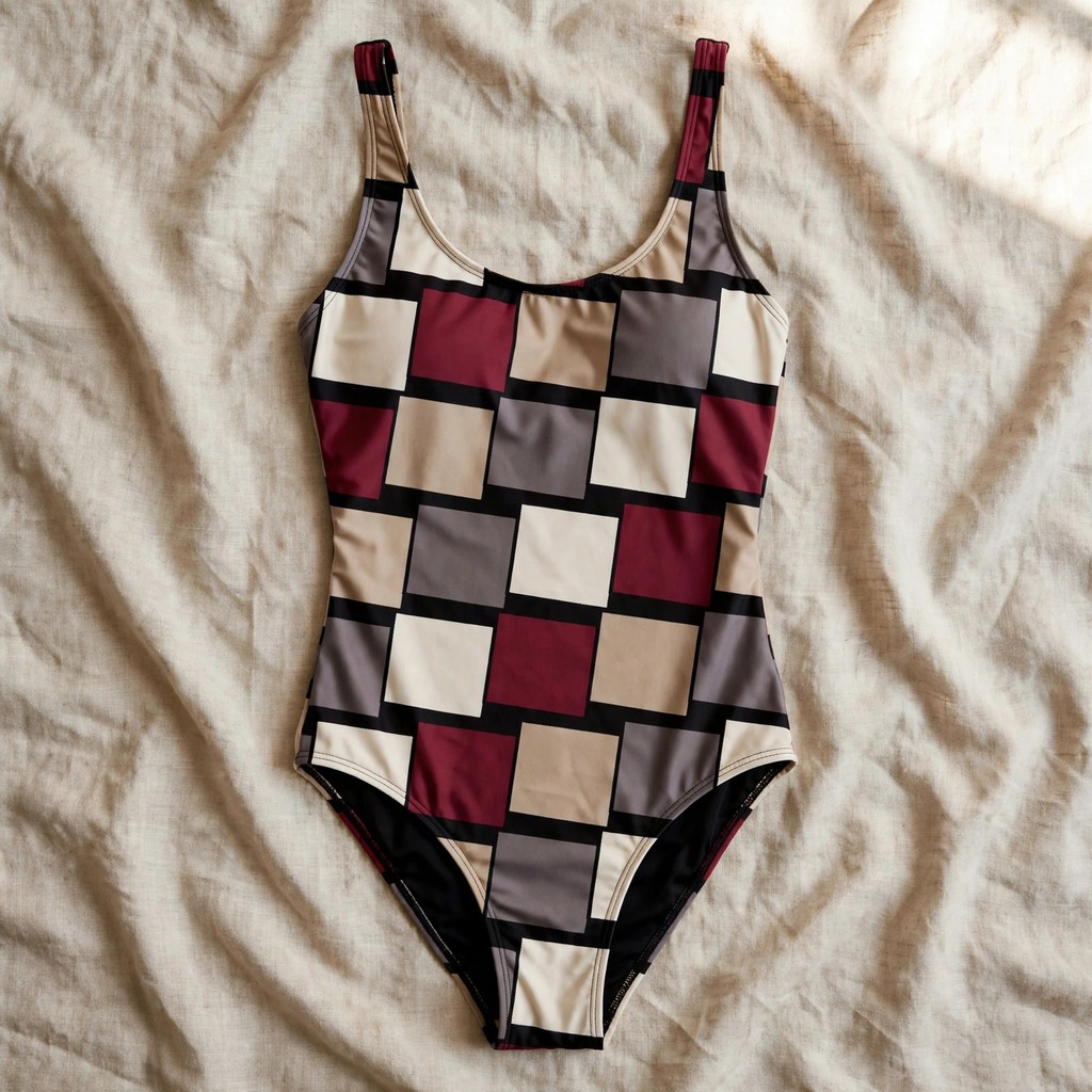 Zoitra Maison Check One-Piece Swimsuit — gallery view 1 of 4