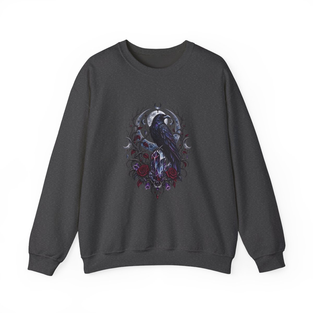 Zoitra Midnight Sentinel Heavy Blend Crewneck — Luxury Edit from Zoitra Collective
