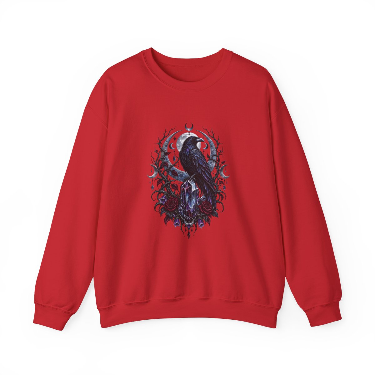 Zoitra Midnight Sentinel Heavy Blend Crewneck — gallery view 1 of 15