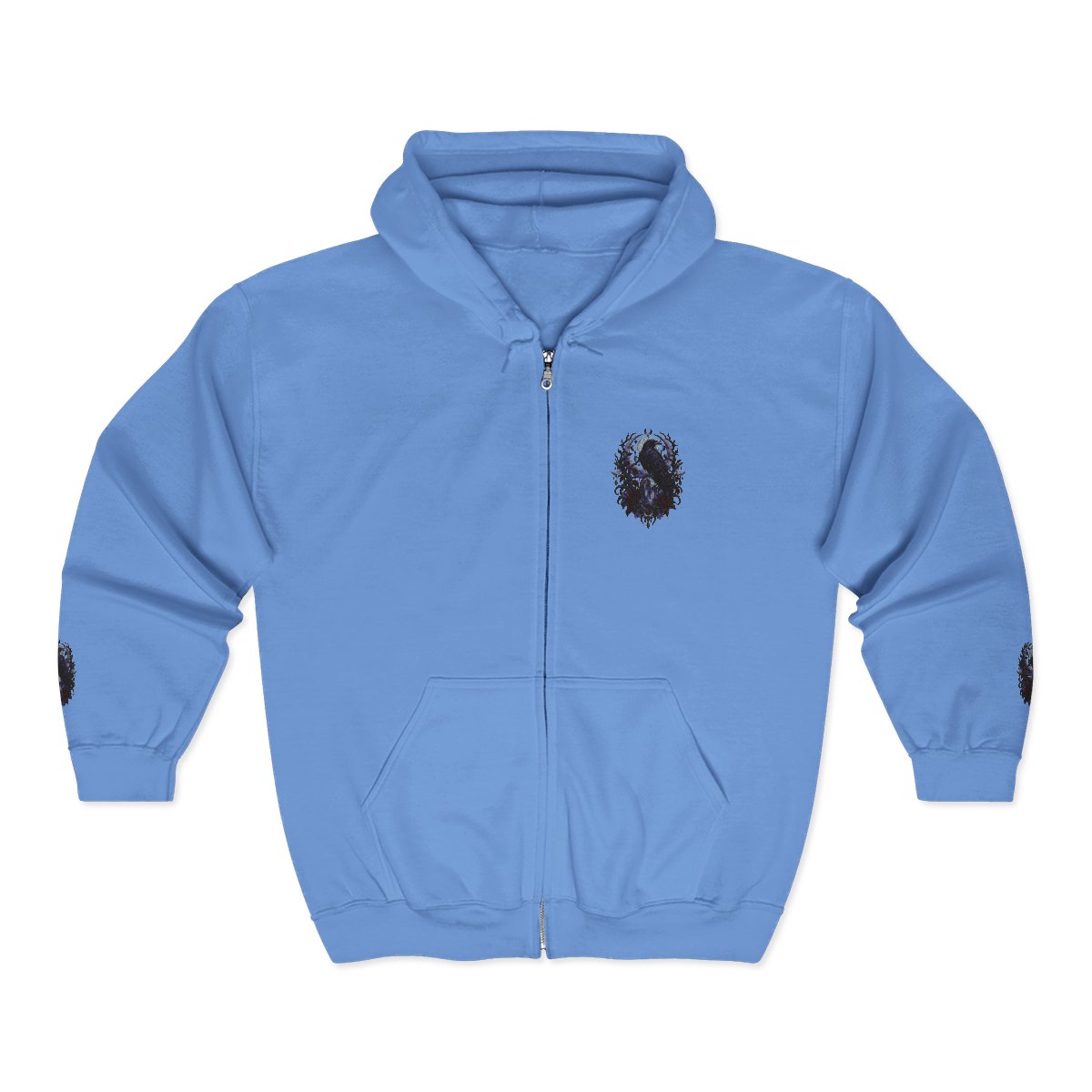 Zoitra Midnight Sentinel Heavy Blend Hoodie — Luxury Edit from Zoitra Collective