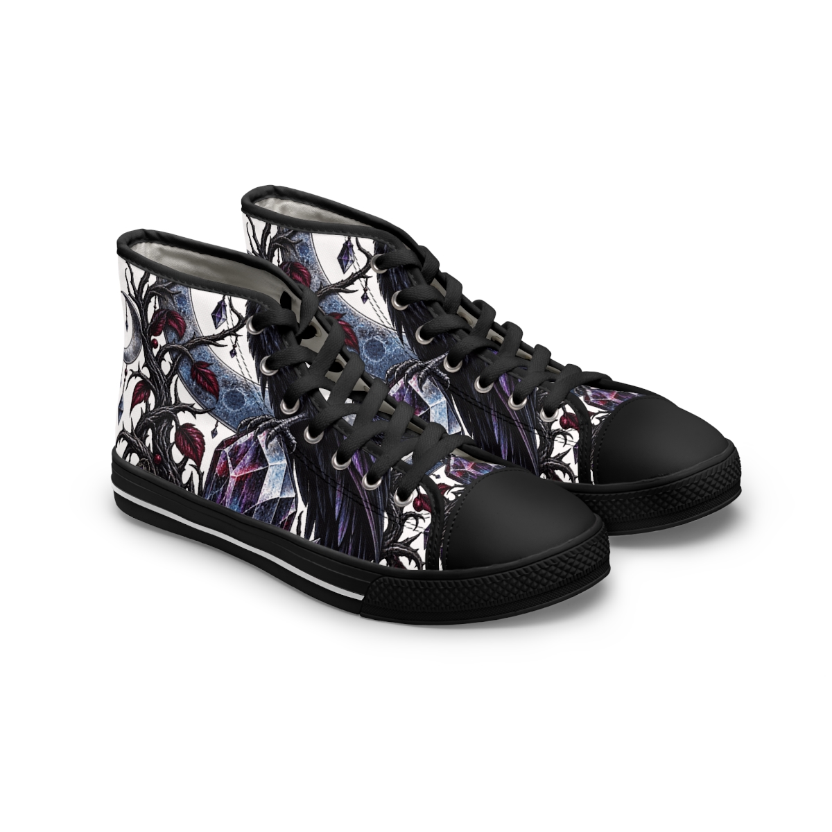 Zoitra Midnight Sentinel Men's High-Top Sneakers — gallery view 1 of 8