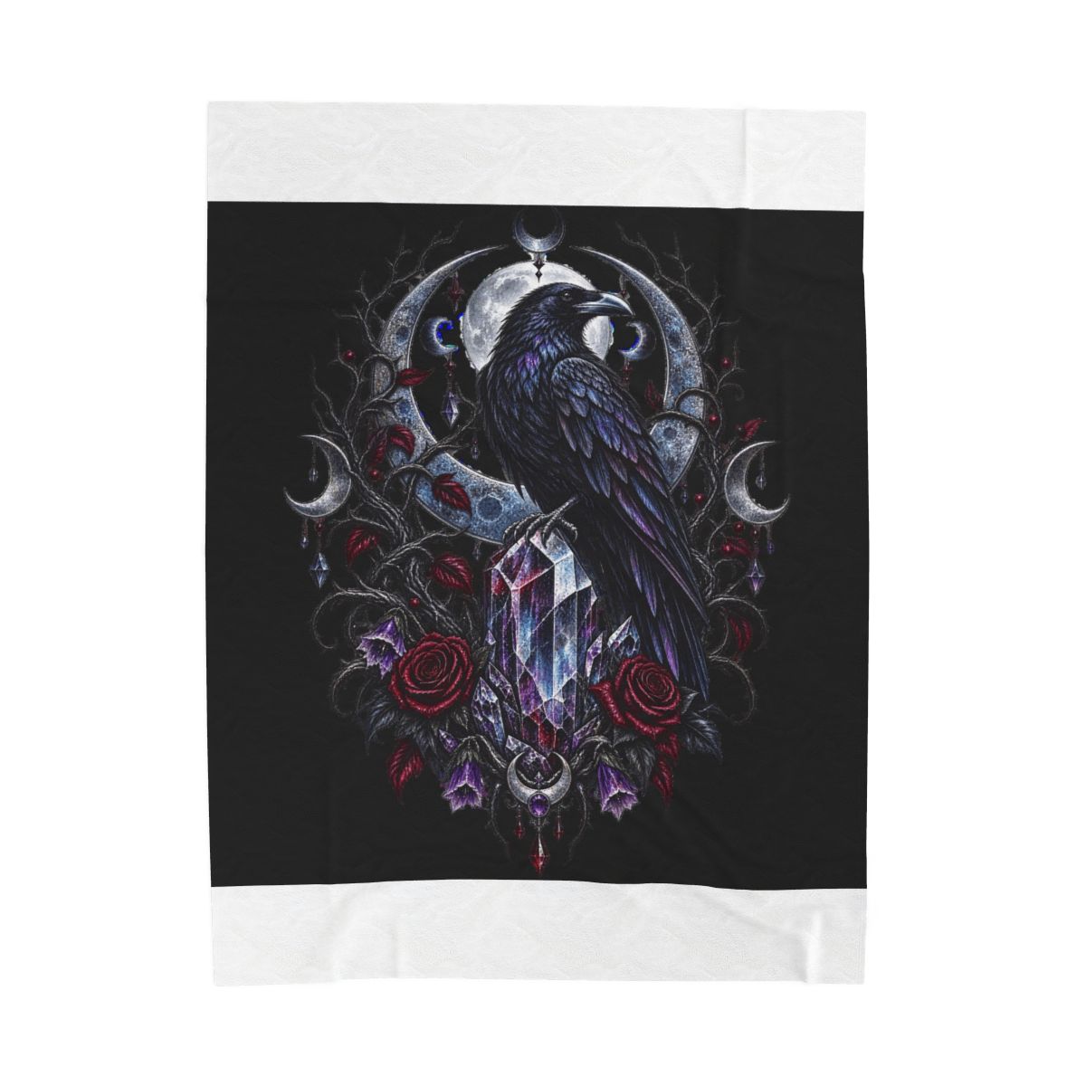 Zoitra Midnight Sentinel Velveteen Blanket — Home & Gifting from Zoitra Collective