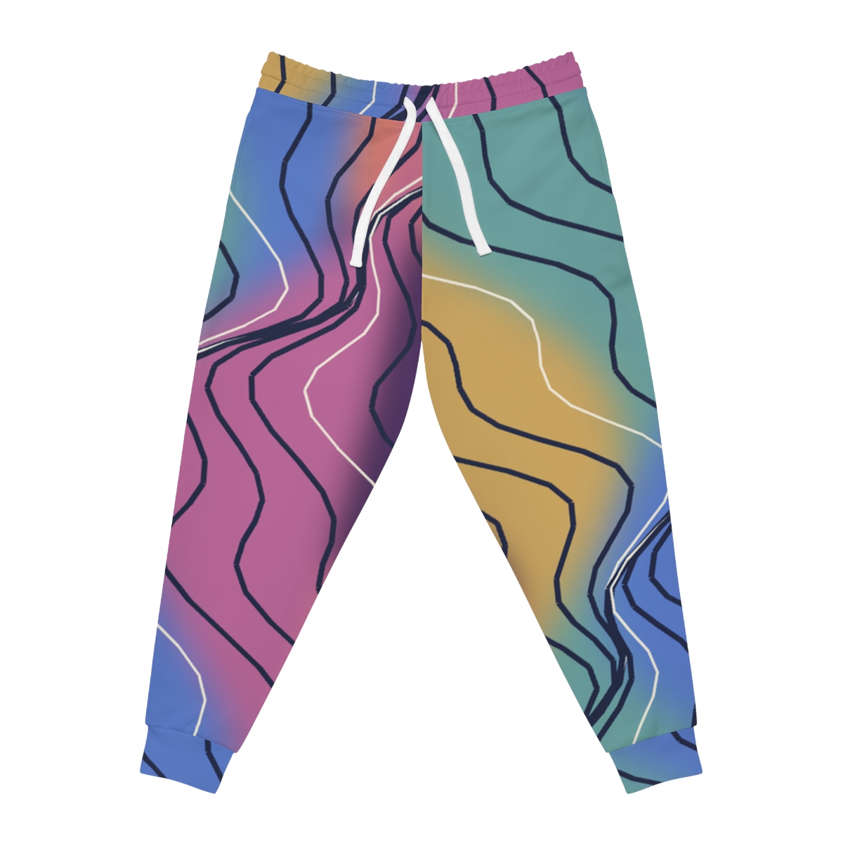 Zoitra Mineral Wave Athletic Joggers — Luxury Edit from Zoitra Collective