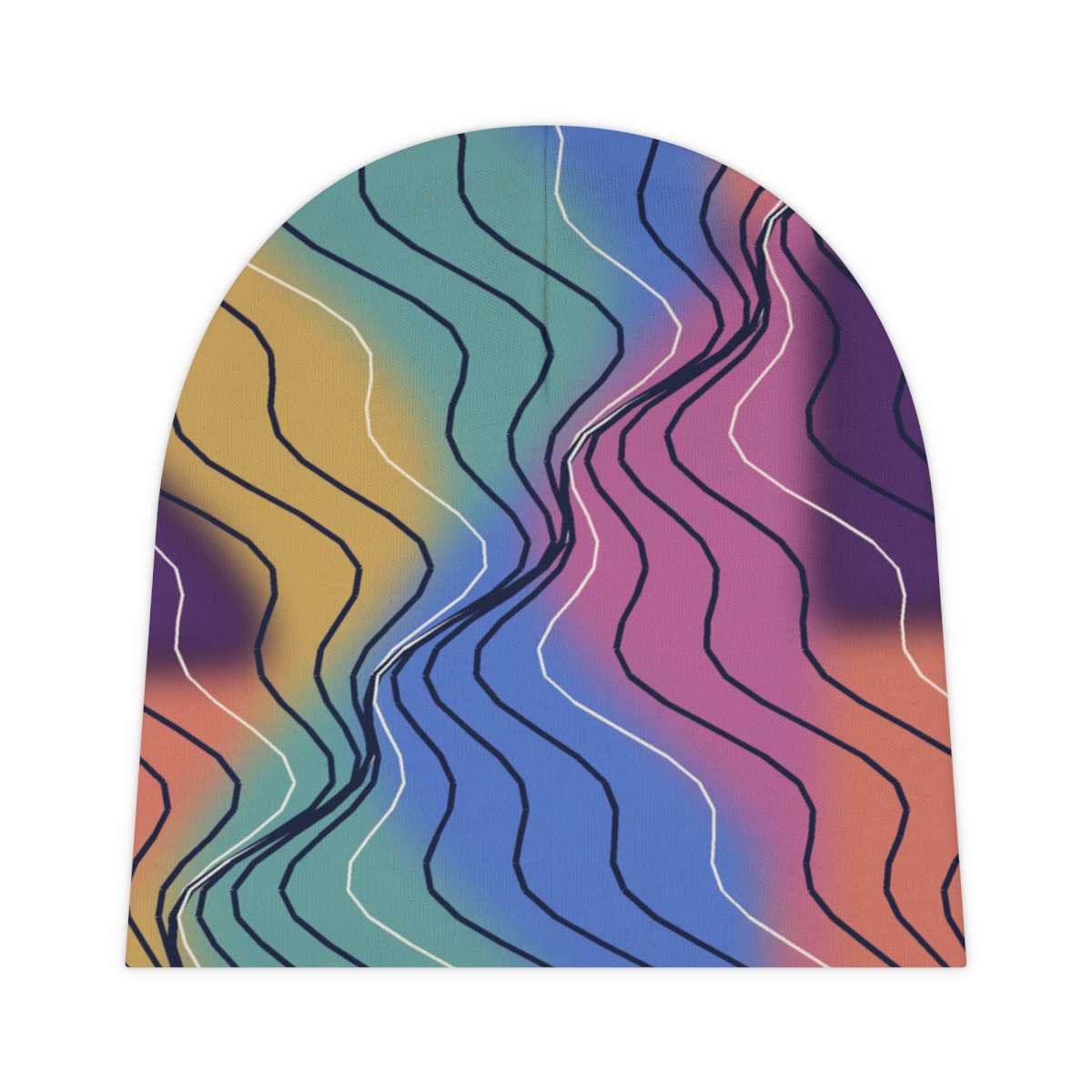 Zoitra Mineral Wave Baby Beanie — gallery view 1 of 4