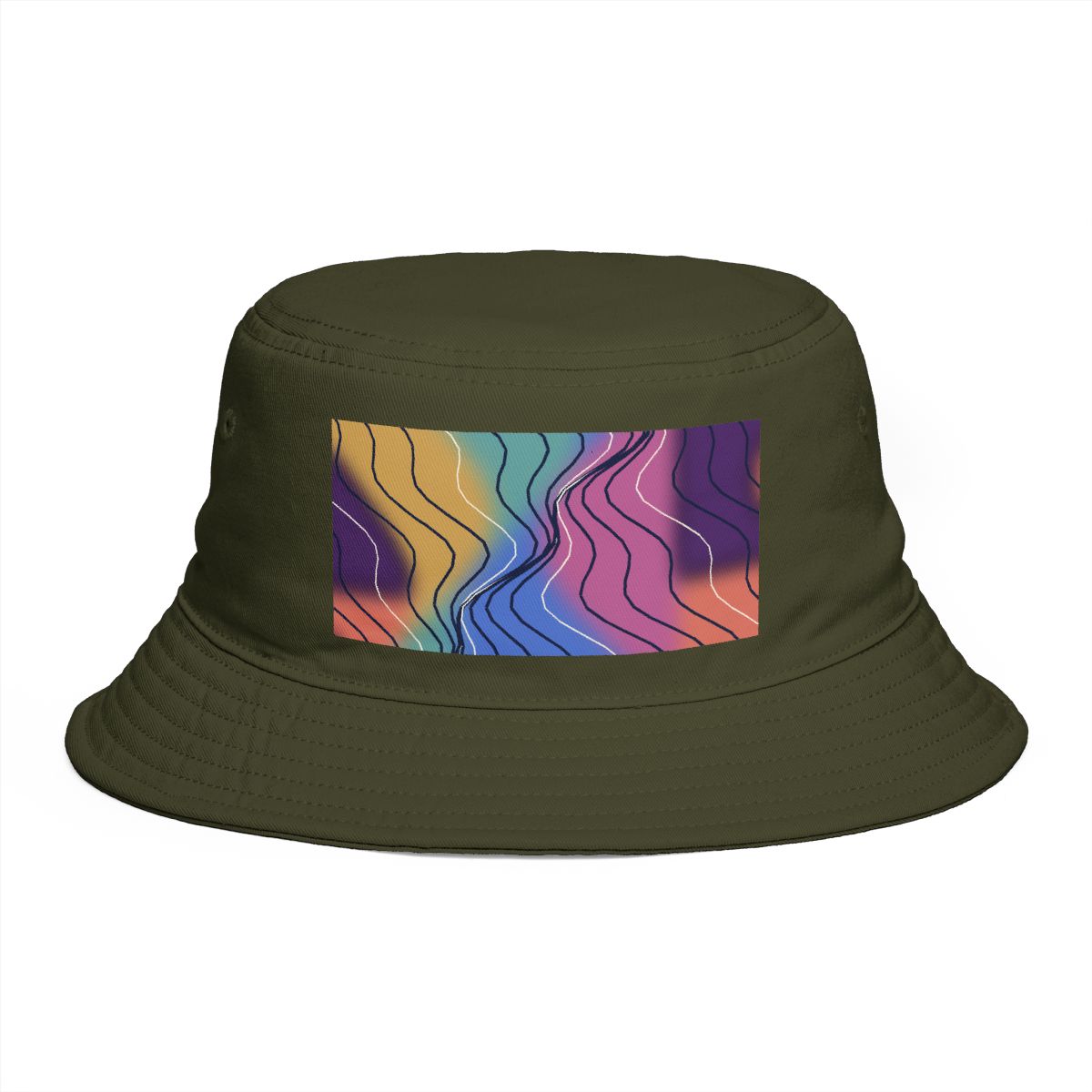 Zoitra Mineral Wave Bucket Hat — Accessories from Zoitra Collective