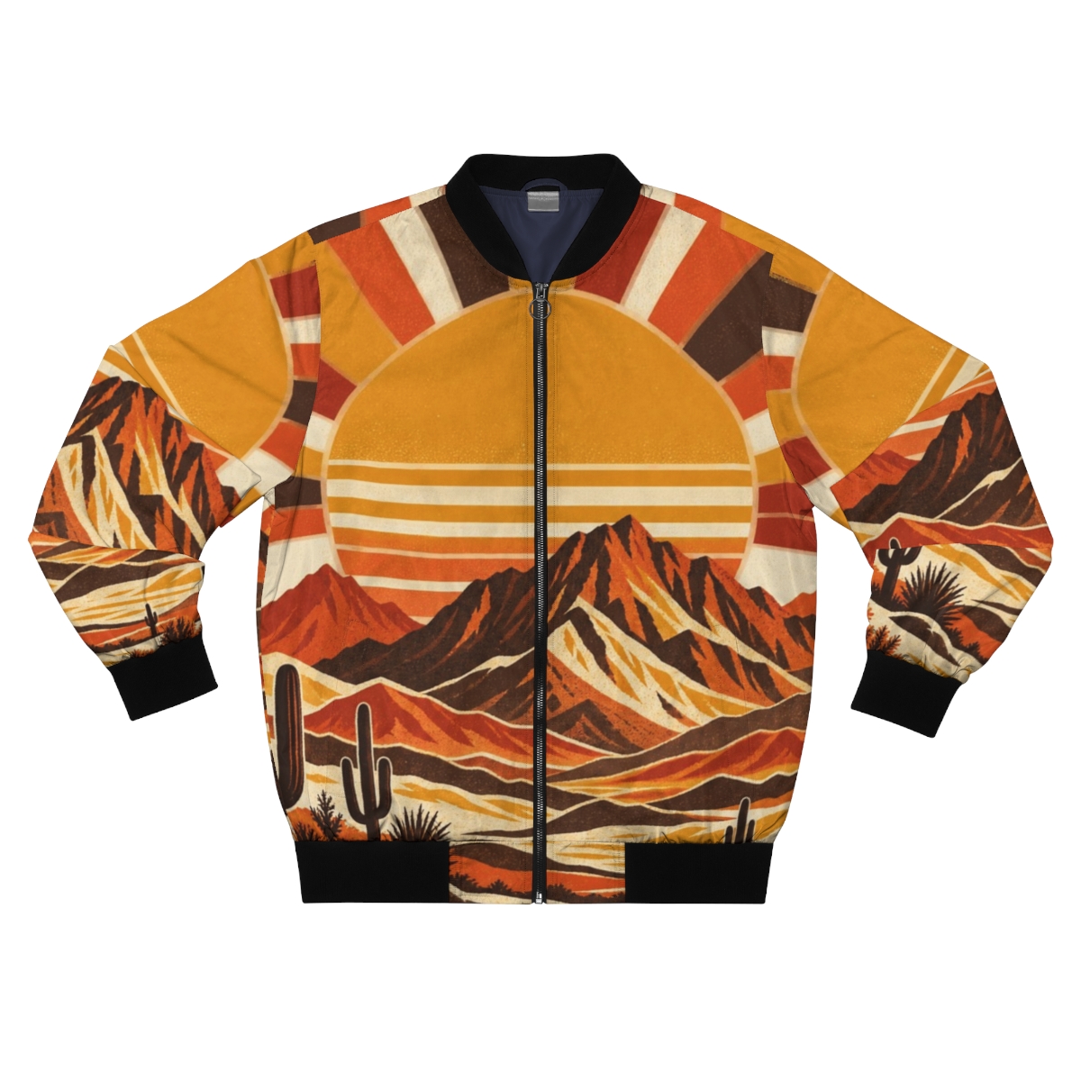 Zoitra Mojave Sunburst Bomber Jacket — Luxury Edit from Zoitra Collective