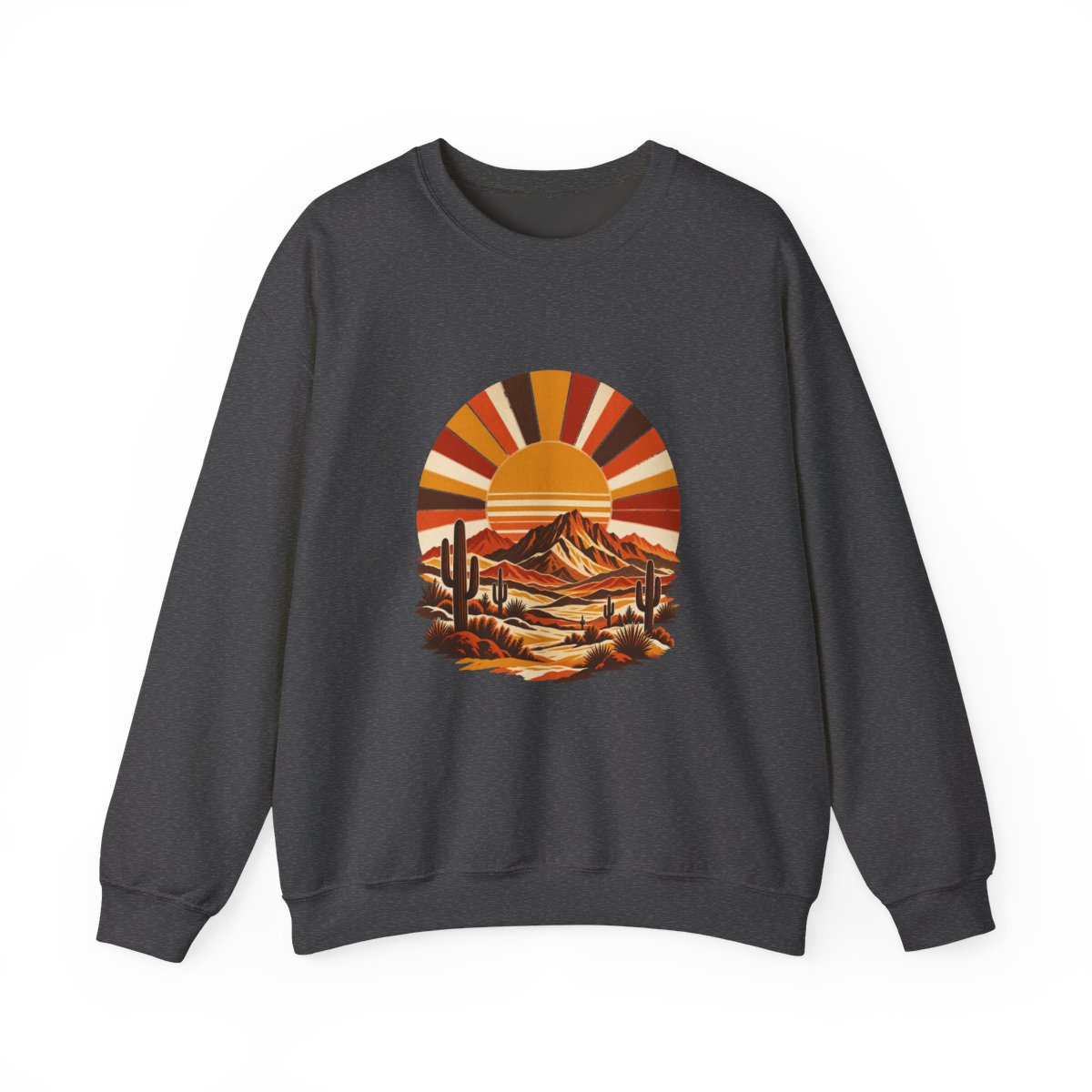 Zoitra Mojave Sunburst Heavy Blend Crewneck — Luxury Edit from Zoitra Collective