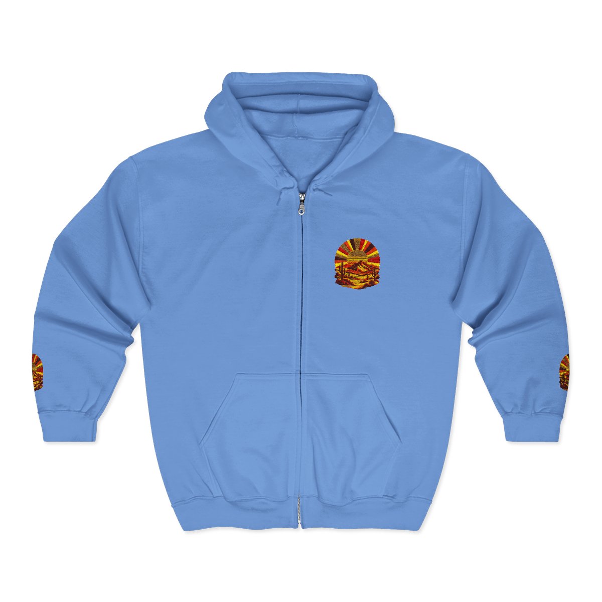 Zoitra Mojave Sunburst Heavy Blend Hoodie — Luxury Edit from Zoitra Collective
