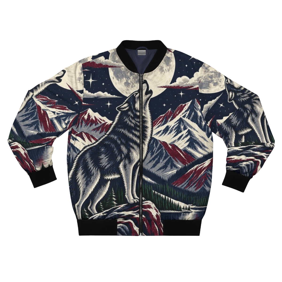 Zoitra Moonlit Howl Bomber Jacket — gallery view 1 of 4