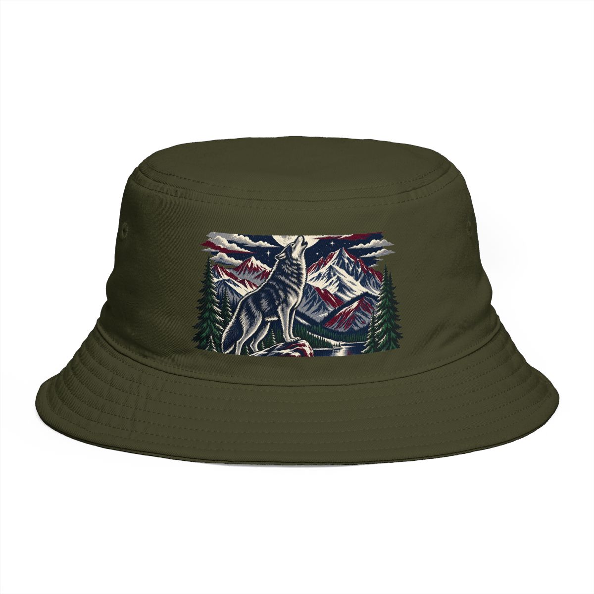 Zoitra Moonlit Howl Bucket Hat — Accessories from Zoitra Collective