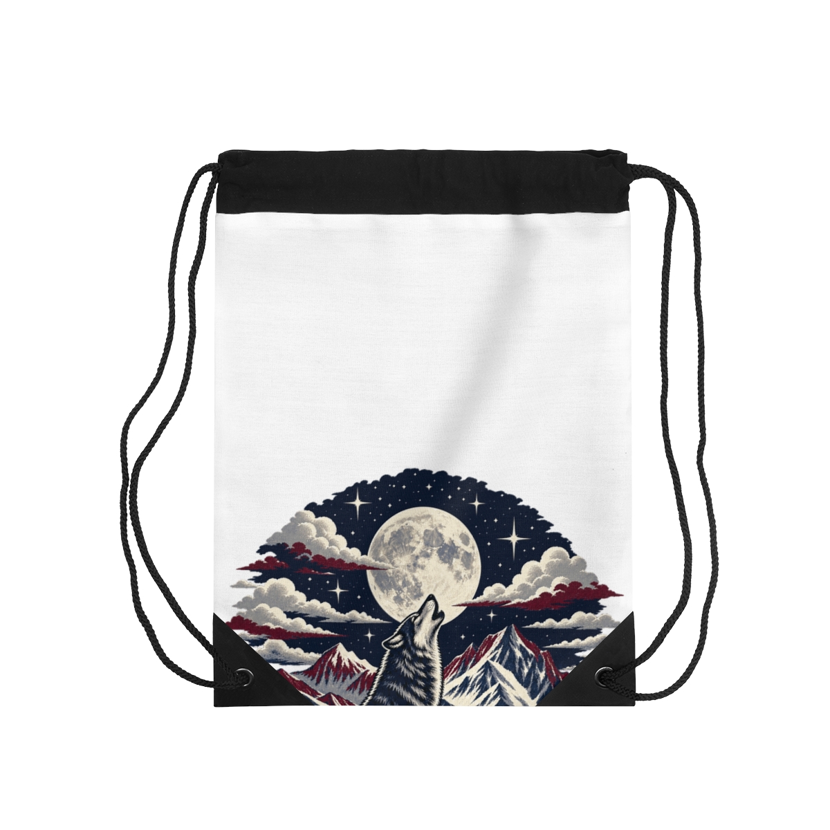 Zoitra Moonlit Howl Drawstring Bag — Bags & Carry from Zoitra Collective