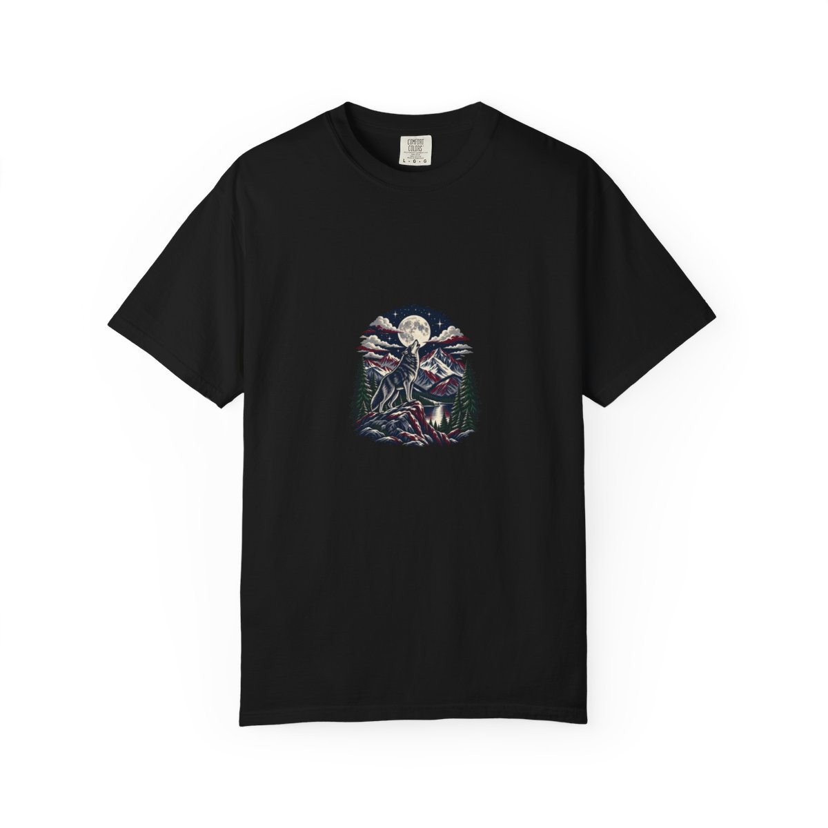 Zoitra Moonlit Howl Garment-Dyed Tee — Apparel from Zoitra Collective