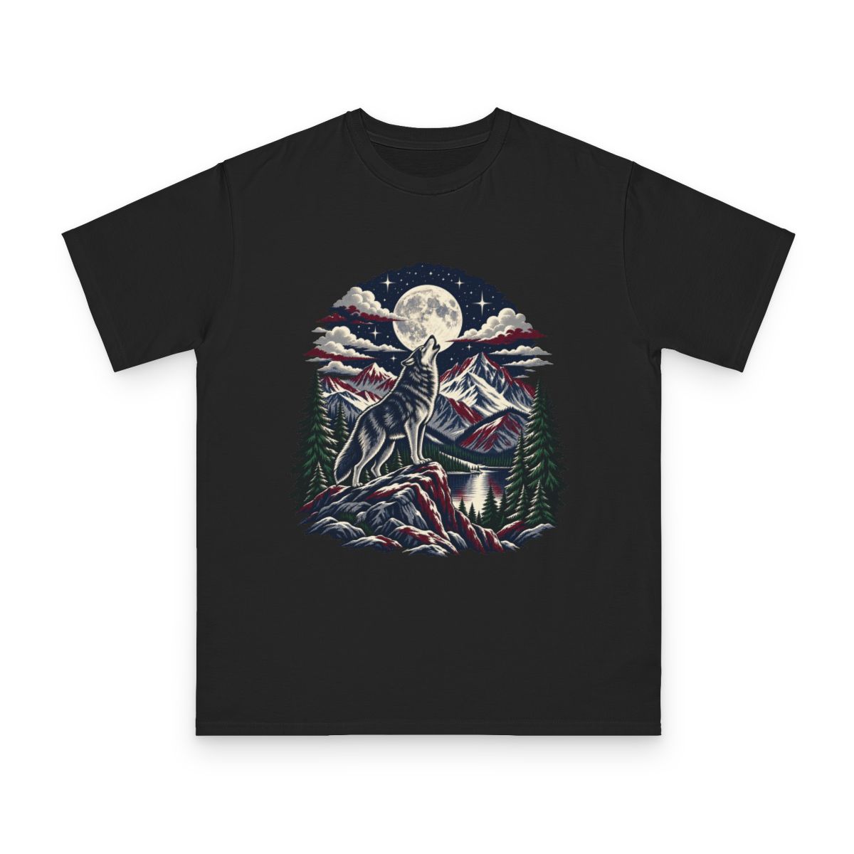 Zoitra Moonlit Howl Organic Tee — Apparel from Zoitra Collective