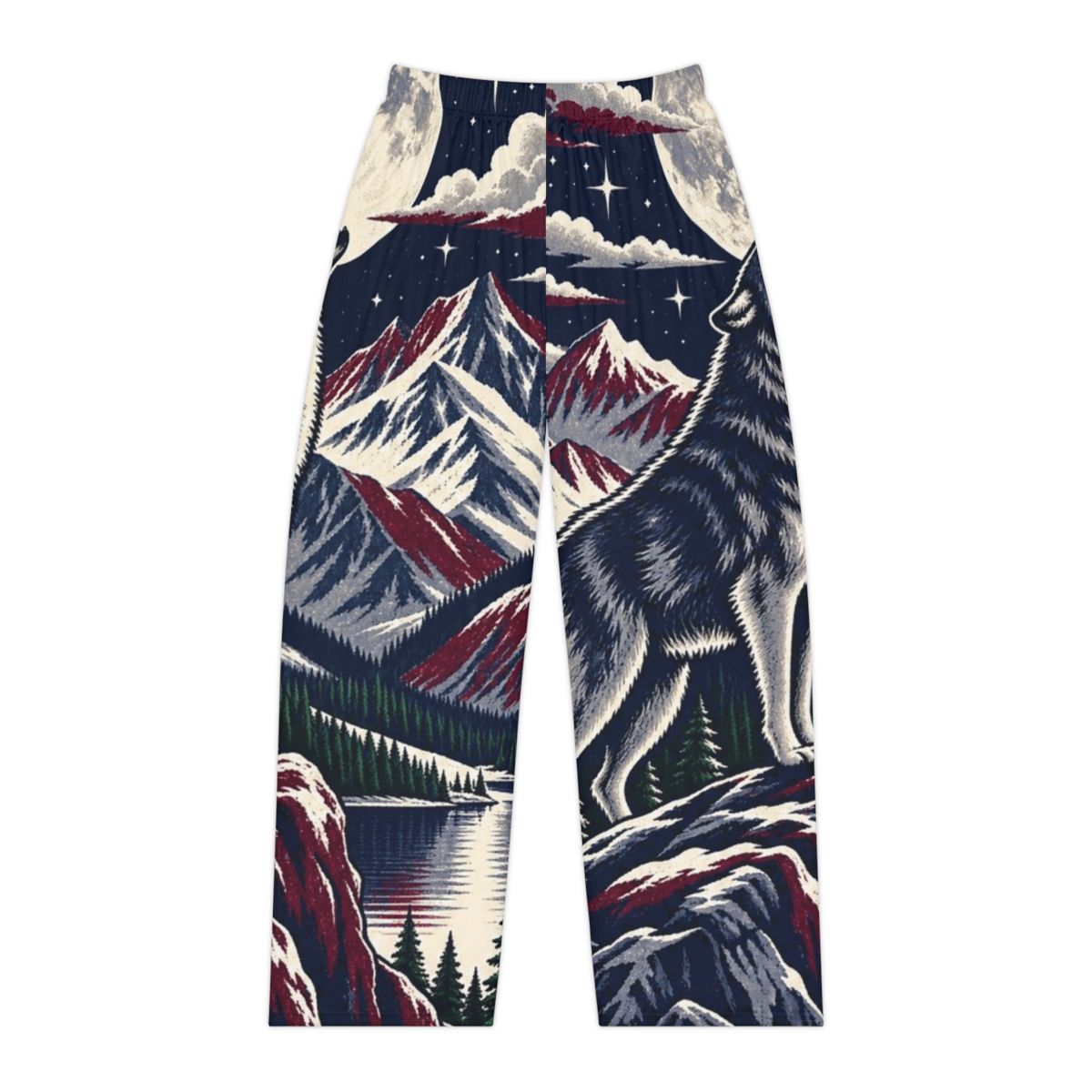 Zoitra Moonlit Howl Women's Lounge Pants — Apparel from Zoitra Collective