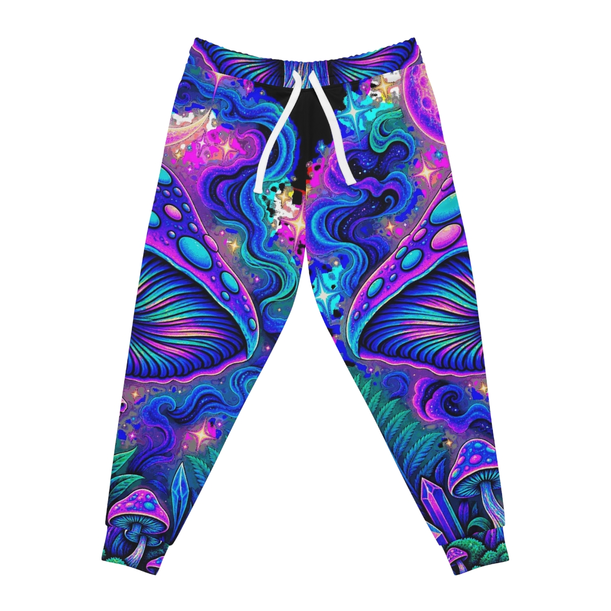 Zoitra Mycelium Moon Athletic Joggers — Luxury Edit from Zoitra Collective